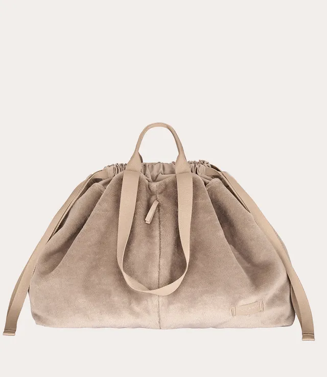 Tucano Carry Fur Large Weekender Hellbraun Kunstfell