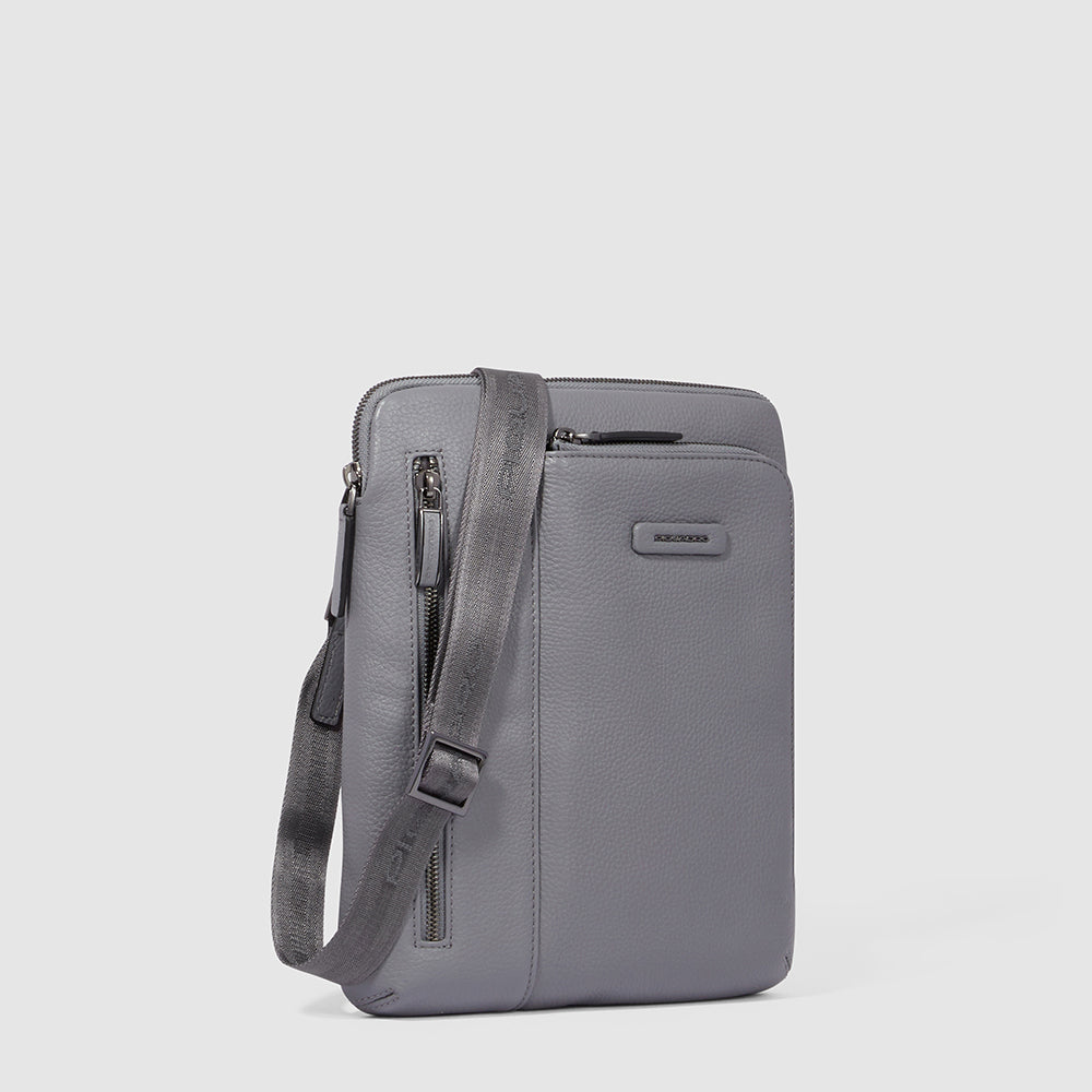 Piquadro Urban Herrentasche iPad Leder Blau klein