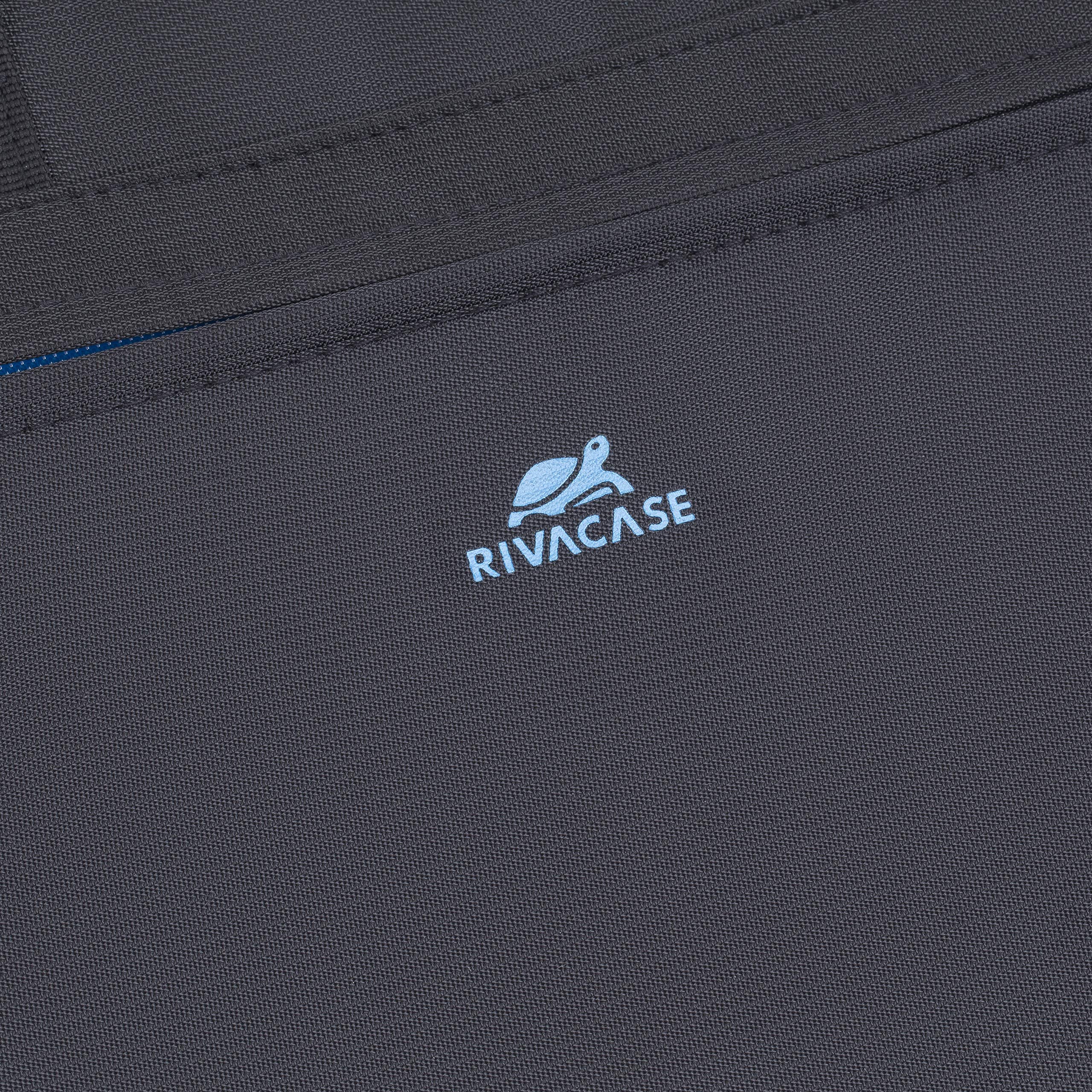 RIVACASE Prater Laptoptasche 15,6 Zoll Schwarz-Blau kompakt