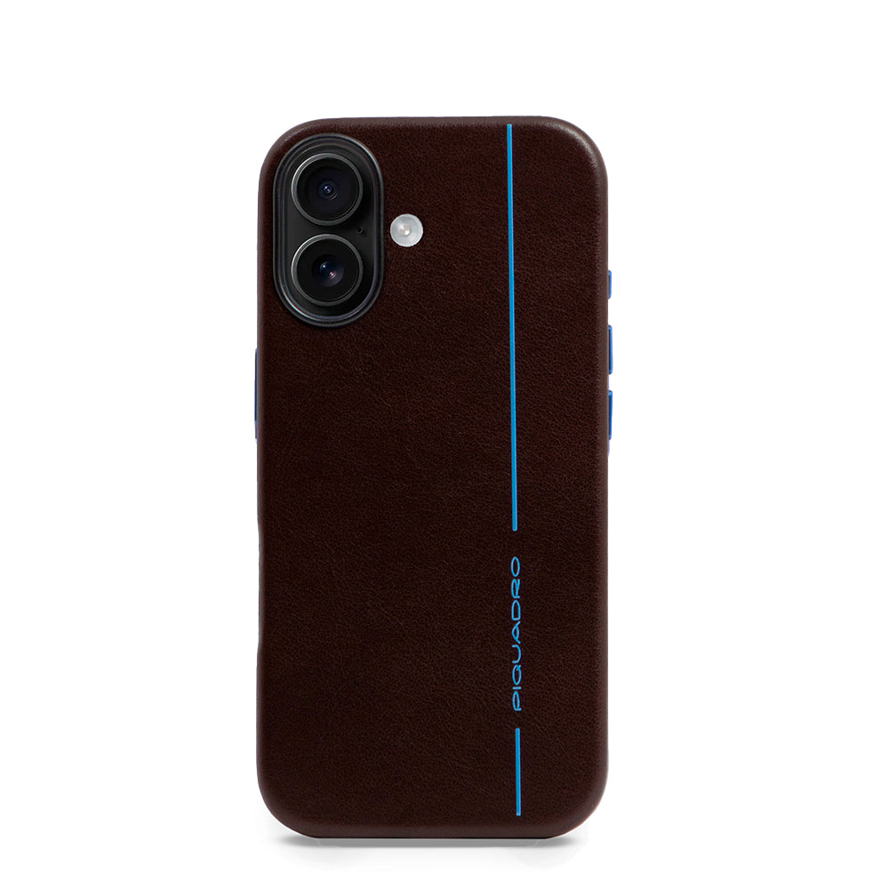 Piquadro BagMotic iPhone 17 Handyhülle Leder MagSafe Rot