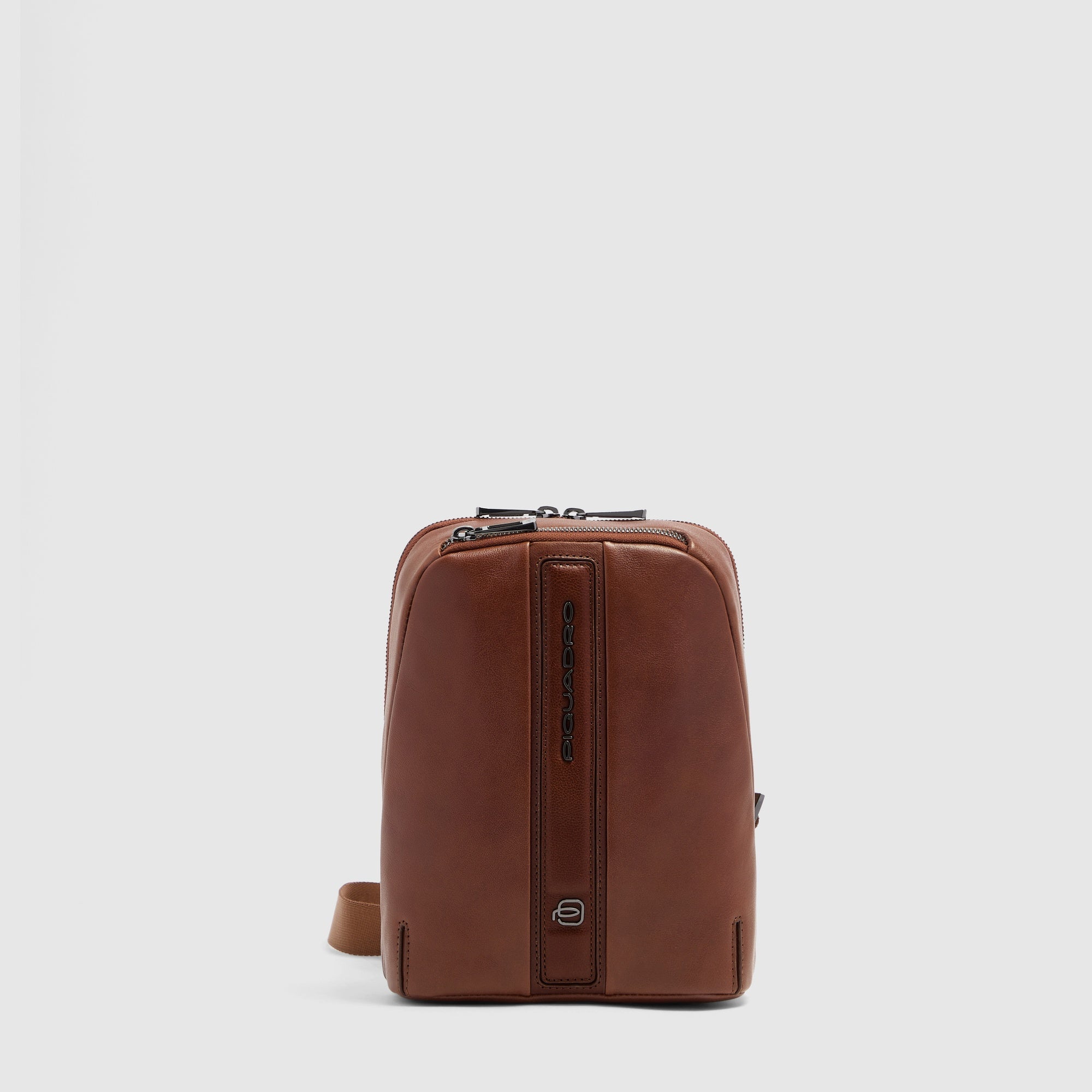 Piquadro Urban Borsello Umhängetasche Leder Schwarz iPad