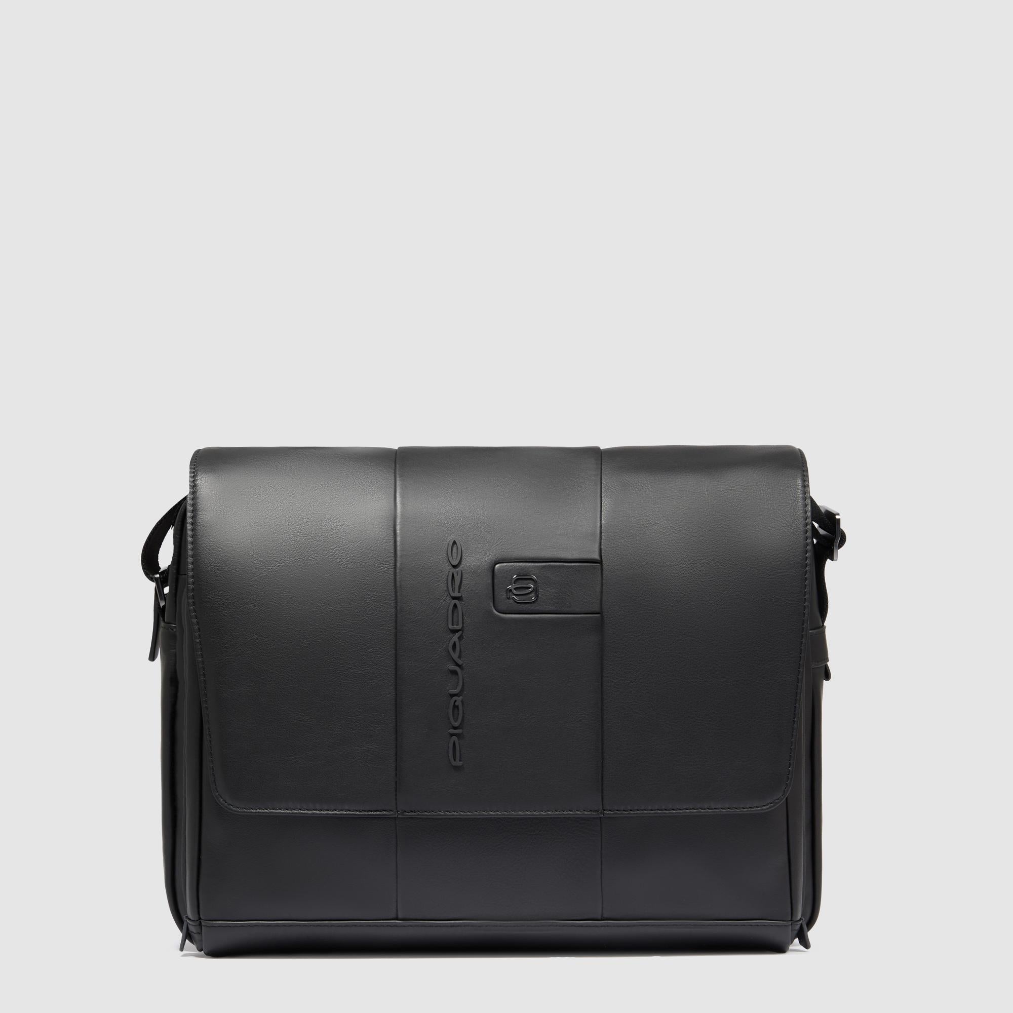Piquadro Brief MESSENGER Umhängetasche 14 Zoll Schwarz