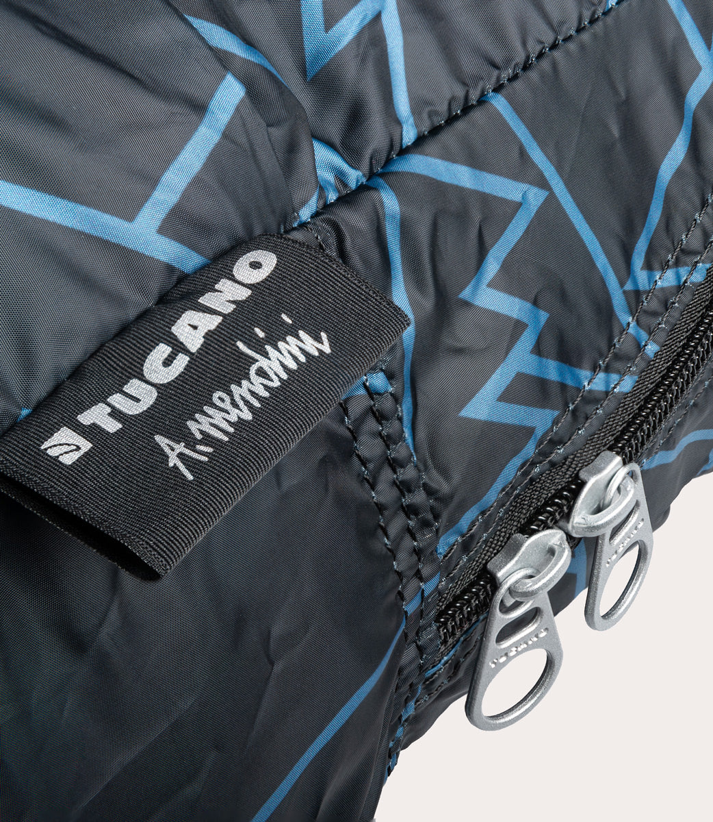 Tucano Compatto Mendini Rucksack Schwarz faltbar