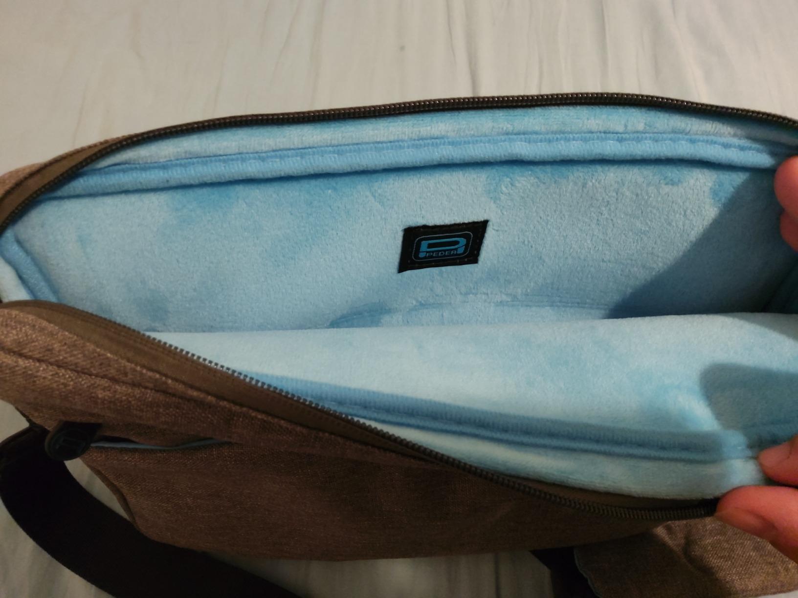 Pedea Tablet 9-11 Zoll Tasche Sleeve grau mit Zubehörfach