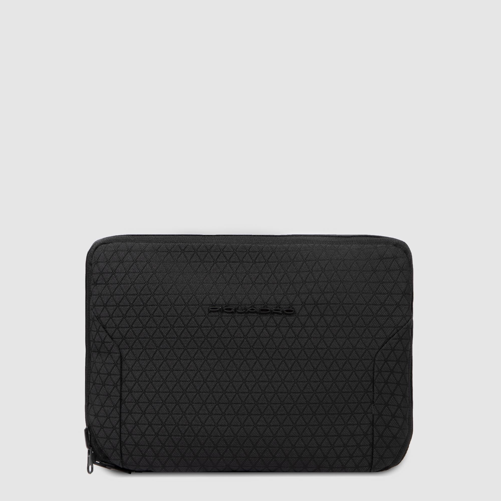 Piquadro Black Square Reisetasche faltbar schwarz recycelt