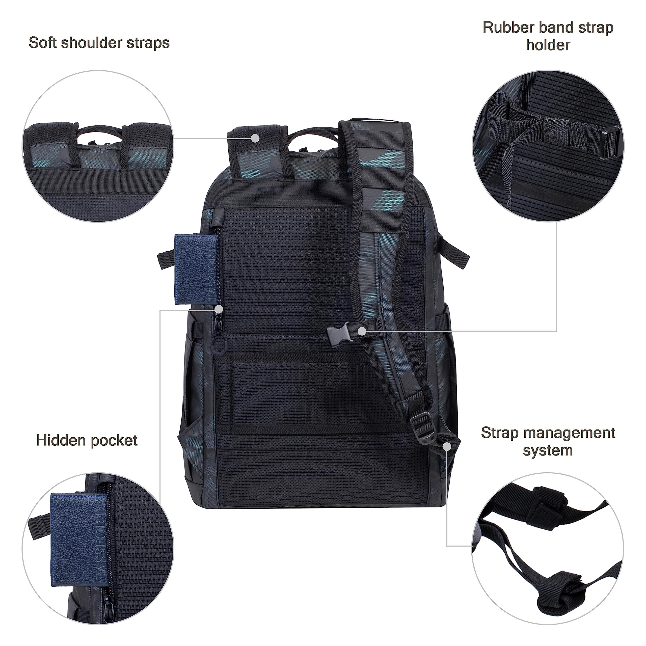Rivacase Mestalla Rucksack 28L 15,6 Zoll Navy Camo