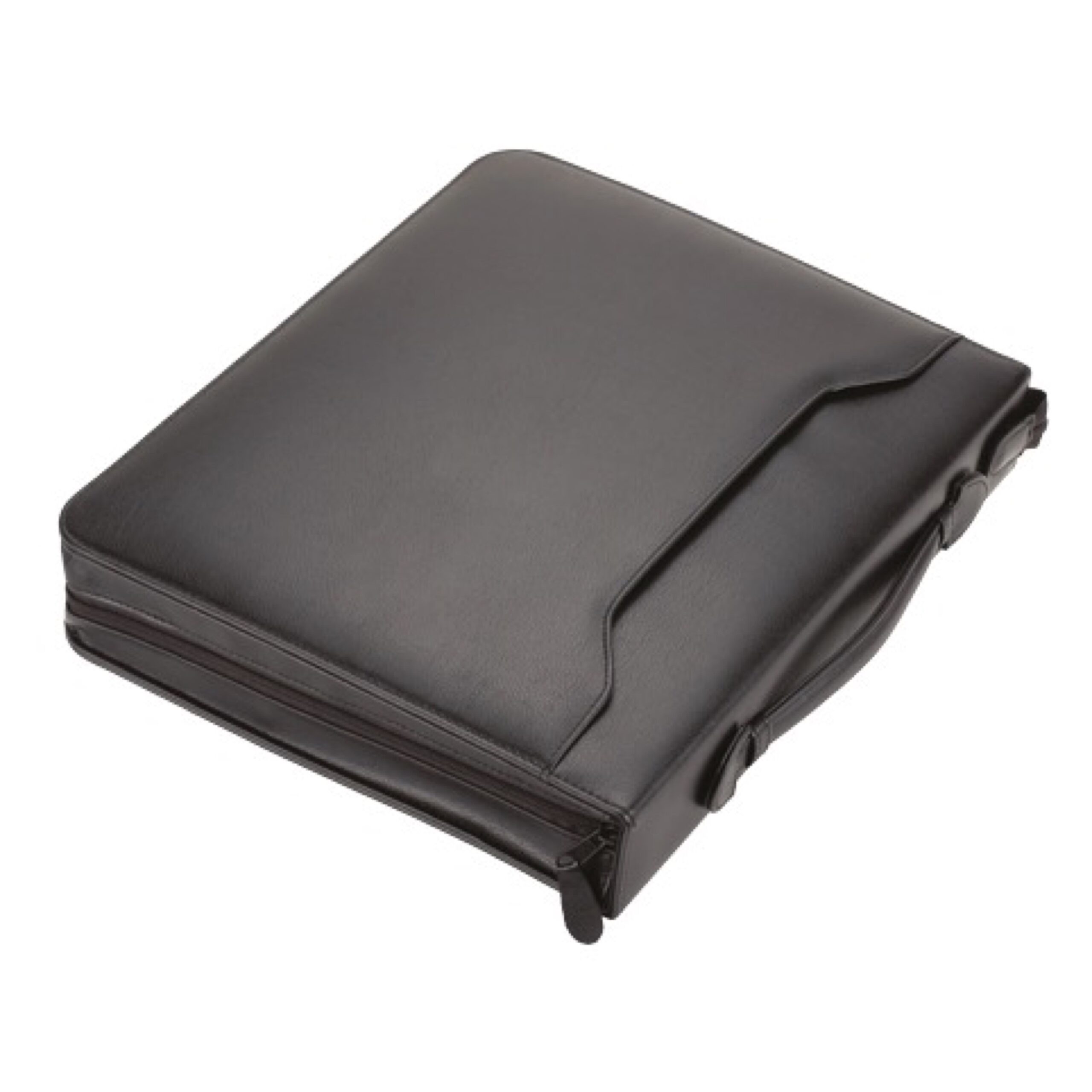 Lightpak Bergamo Ringbuchmappe A4 Kunstleder schwarz 2-Loch