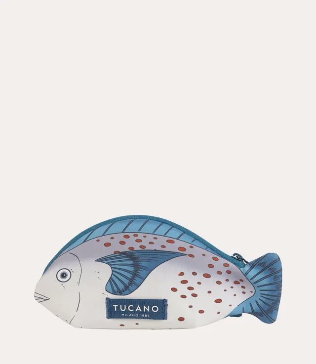 Tucano Schizzo Pouch 3D Pesce Beautycase Fisch Neopren