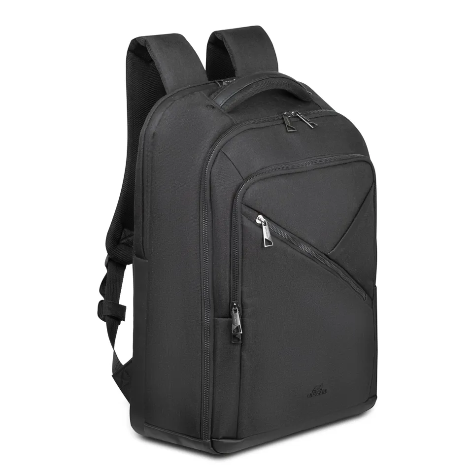 RIVACASE Tegel 17,3 Zoll Laptop Rucksack Schwarz RPET