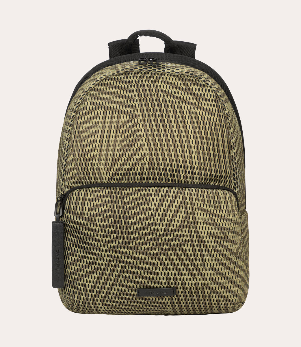 Tucano Grosso Laptop-Rucksack 17 Zoll grün mit Trolleyband