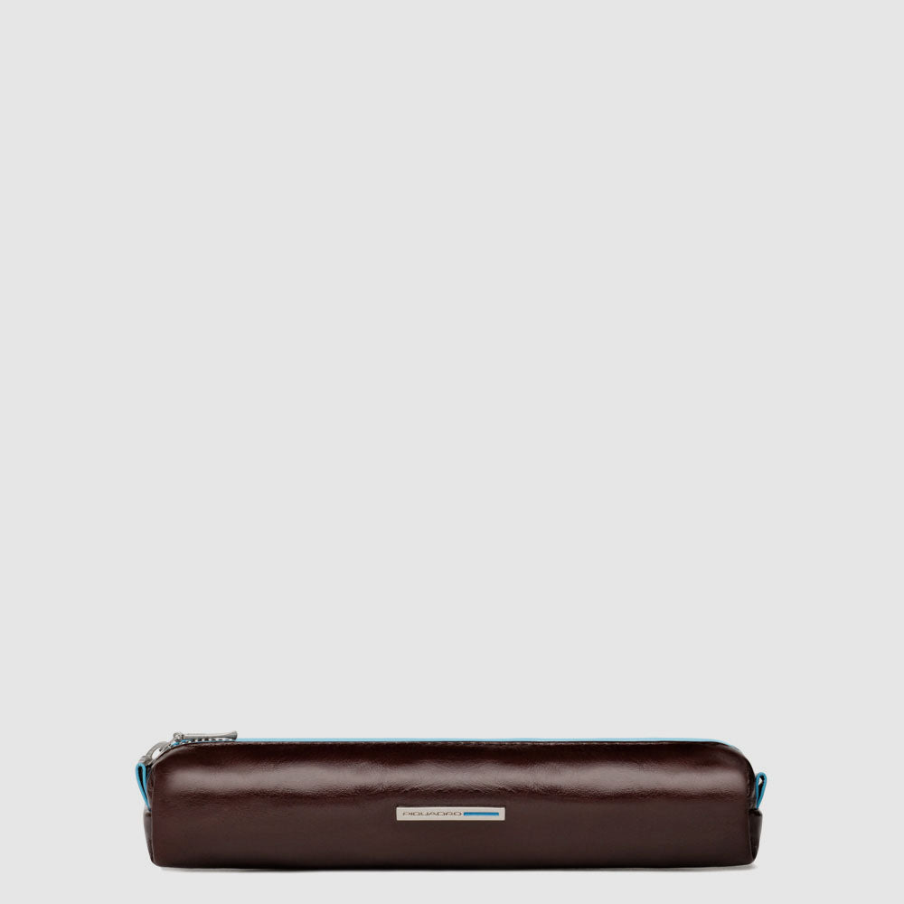 Piquadro Blue Square Stifteetui Leder Rot