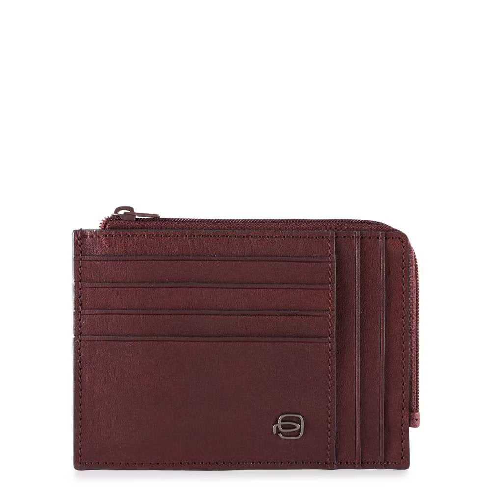 Piquadro Black Square Geldbörse CU braun Leder Münzfach RFID