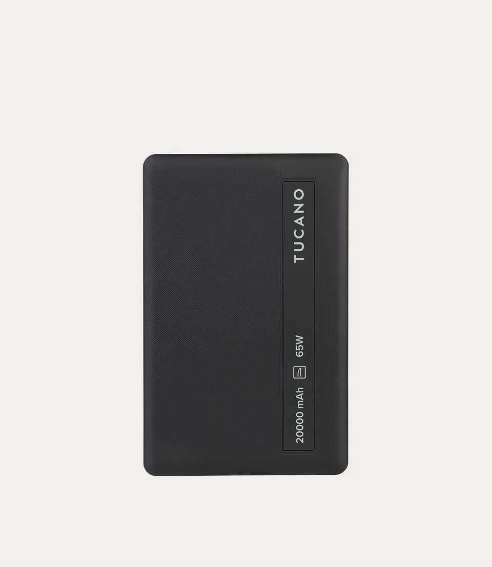 Tucano Powerbank 65W 20000mAh Laptop USB-C Schwarz