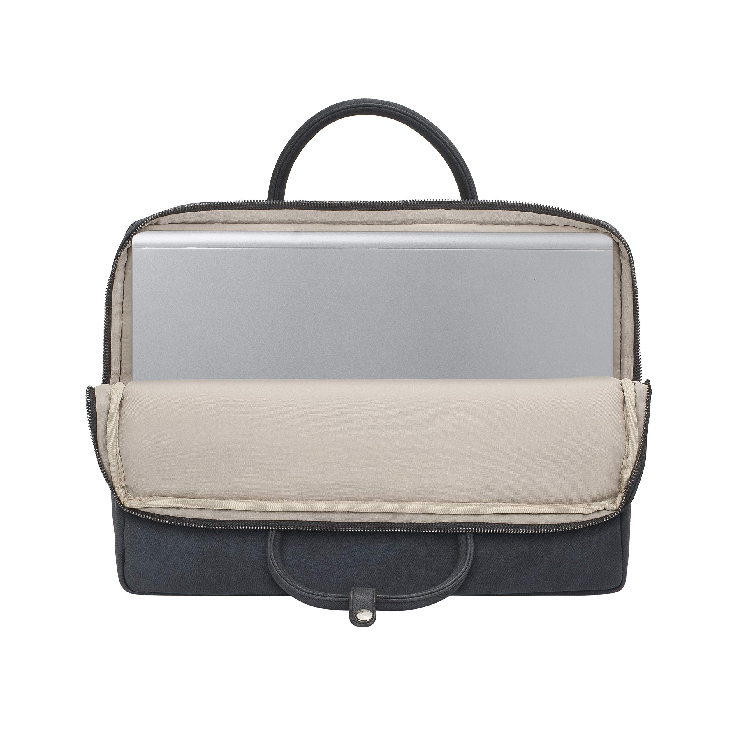 RIVACASE Regent Notebooktasche 16 Zoll Schwarz Kunstleder