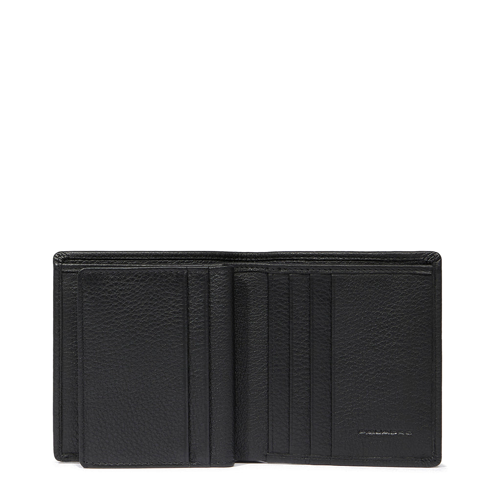 Piquadro Modus Kartenetui Herren Leder Schwarz RFID