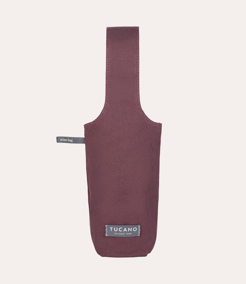 Tucano Kitchen Wine Bag Violett Flaschentasche Canvas