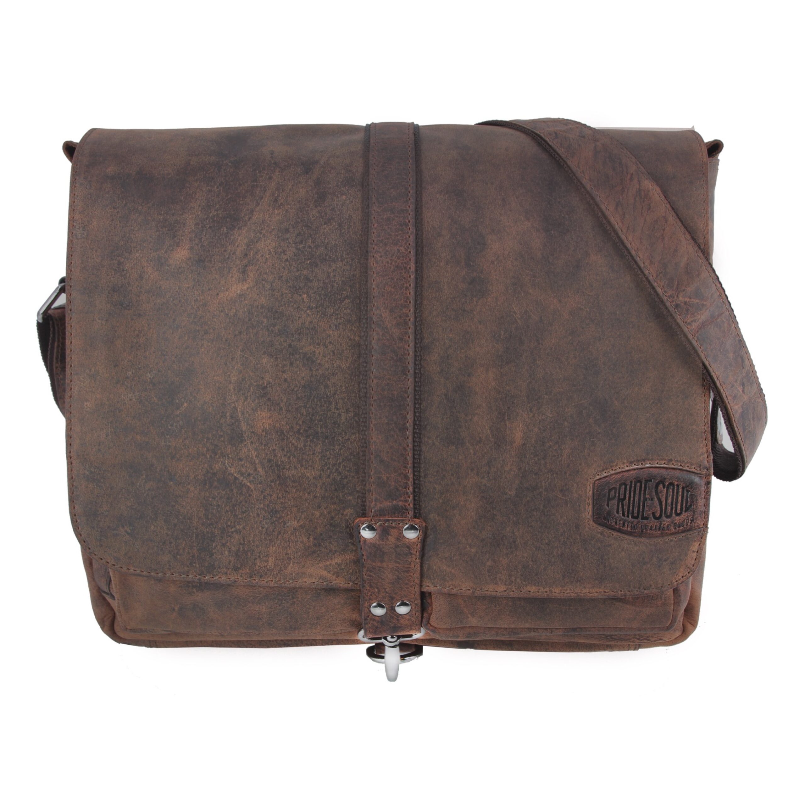 Lightpak Mr. Liam Umhängetasche Braun Laptop Leder