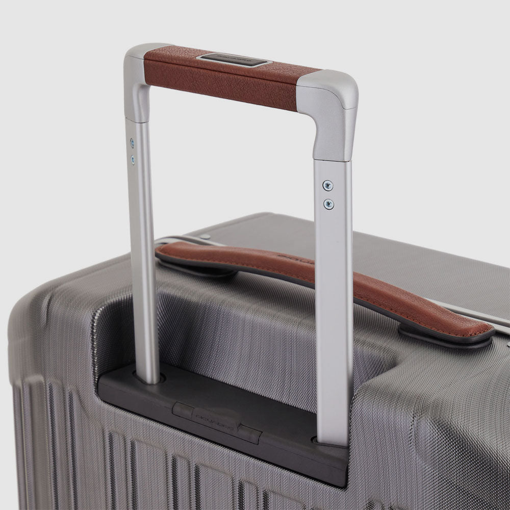 Piquadro PQ-Light Hartschalen-Trolley 4 Rollen Schwarz