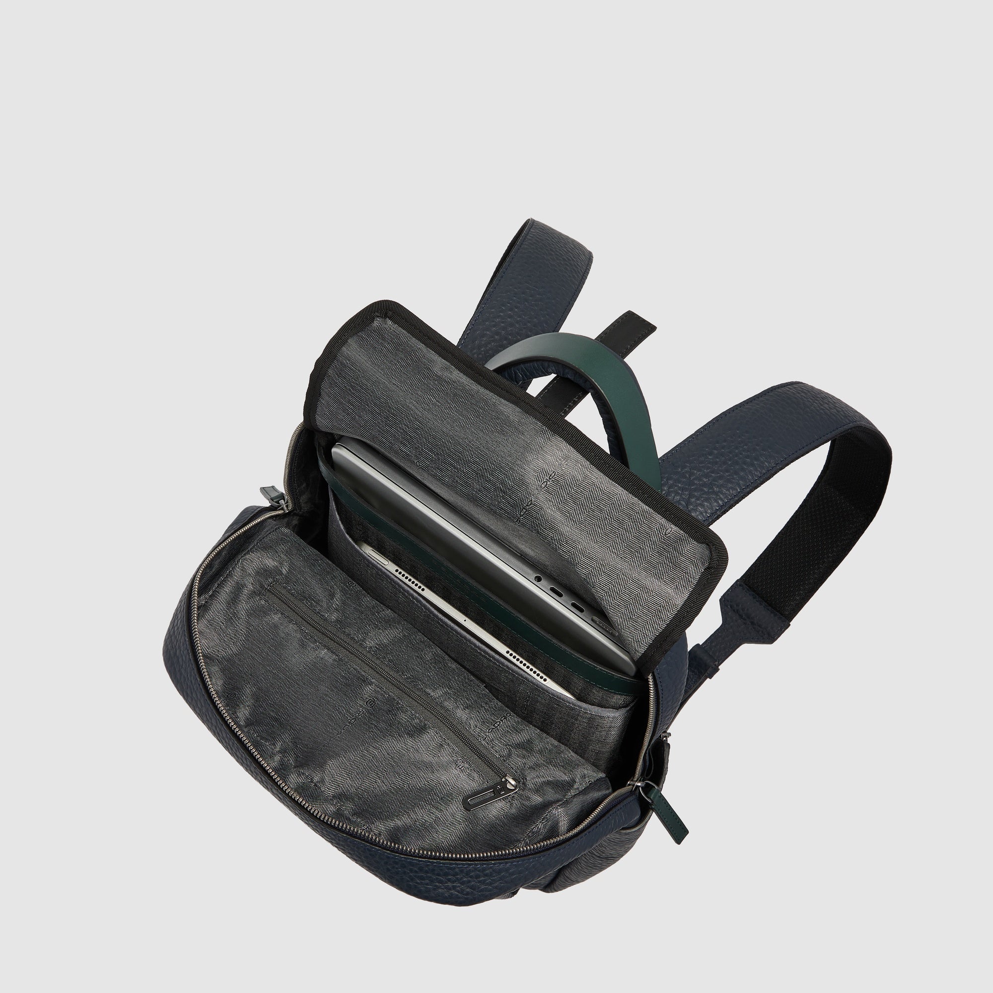 Piquadro Urban Rucksack 14 Zoll Laptop 2 Fächer Blau