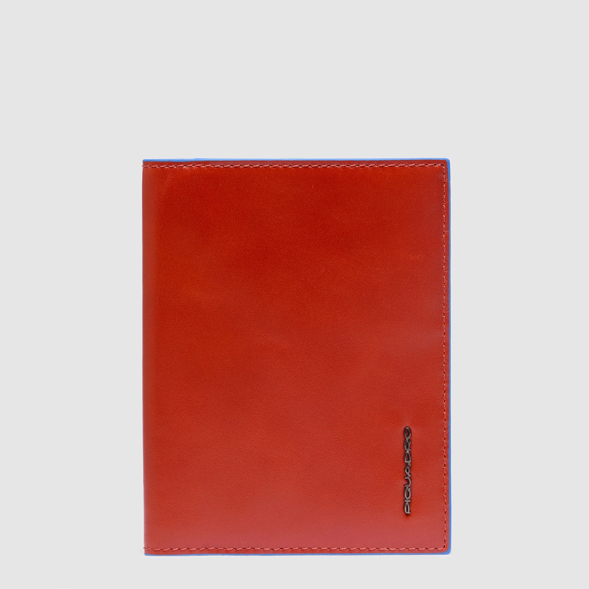 Piquadro Blue Square Reisepass-Hülle schwarz Leder RFID