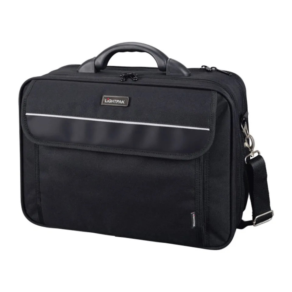 Lightpak Arco Laptoptasche 15 Zoll Schwarz Polyester
