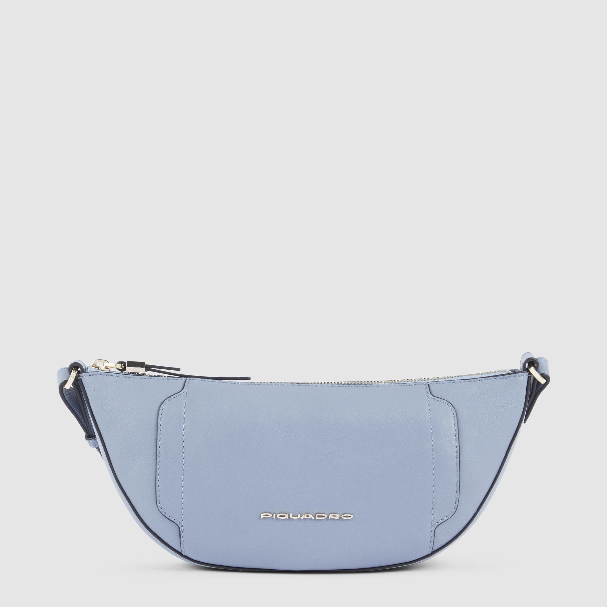 Piquadro Circle Bauchtasche Leder Damen Schwarz