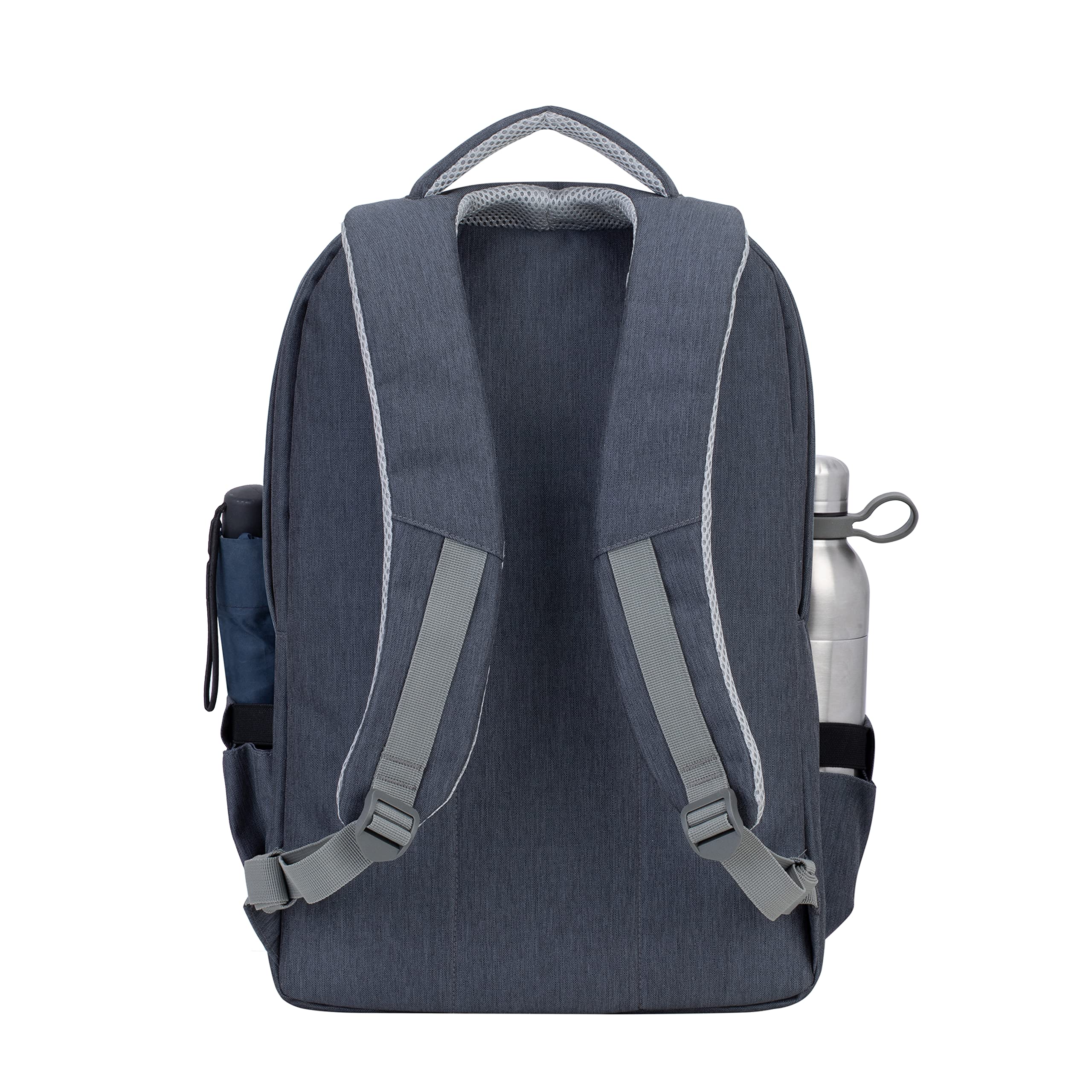 RIVACASE Ulsan 17,3 Zoll Laptoprucksack dunkelgrau USB