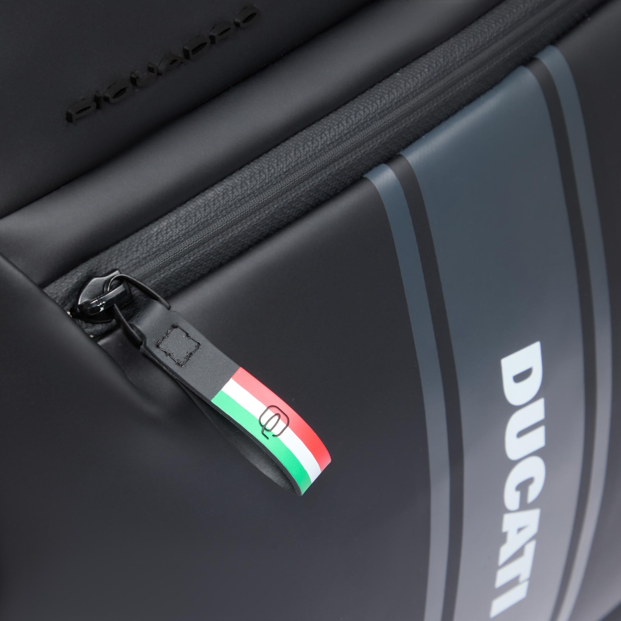 Piquadro x Ducati Rucksack 15,6 Zoll Schwarz RFID