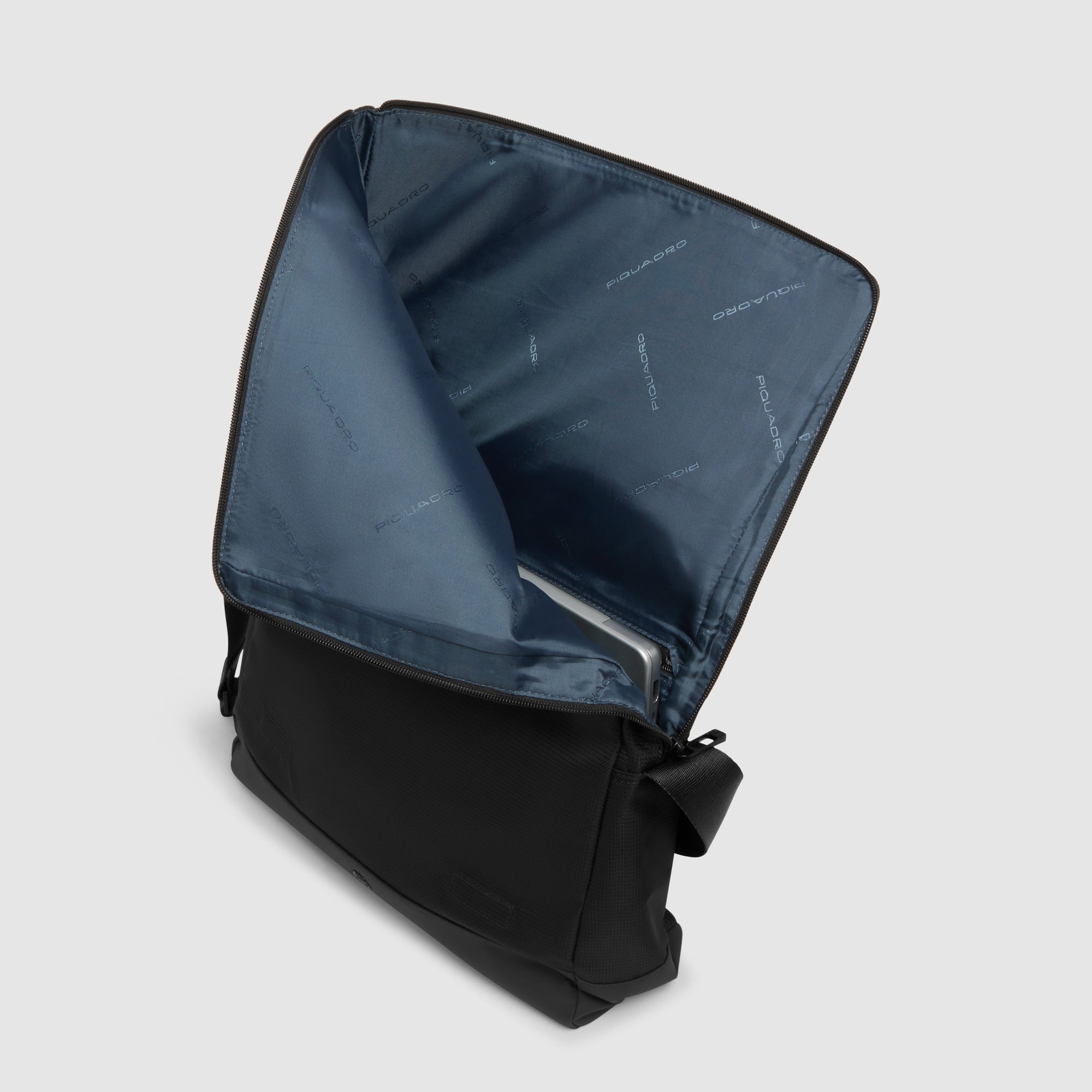 Piquadro Rover Messenger 13,3 Zoll Rucksack Schwarz