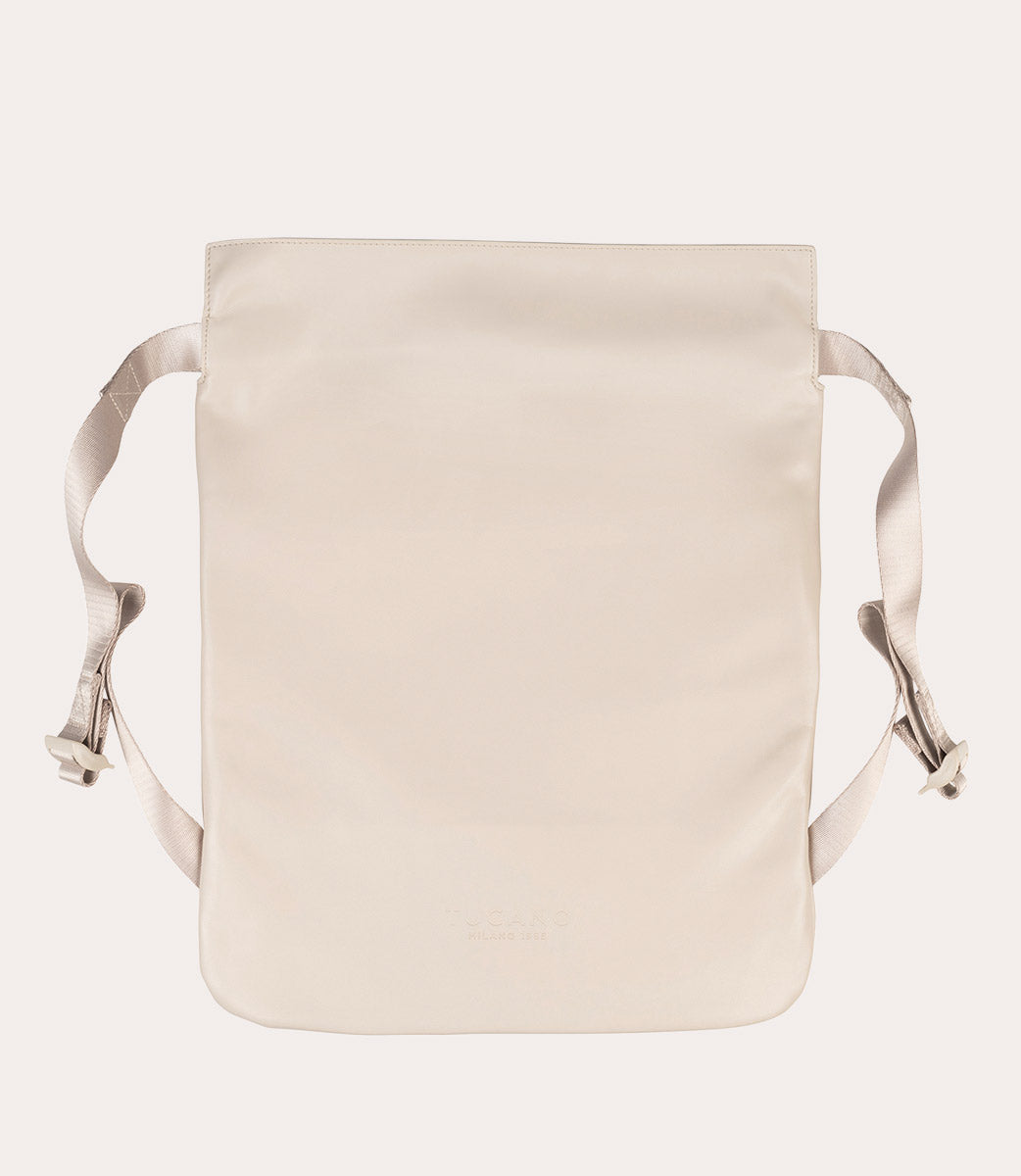 Tucano Nina Rucksack Damen Beutel Lederoptik Nero Kordel