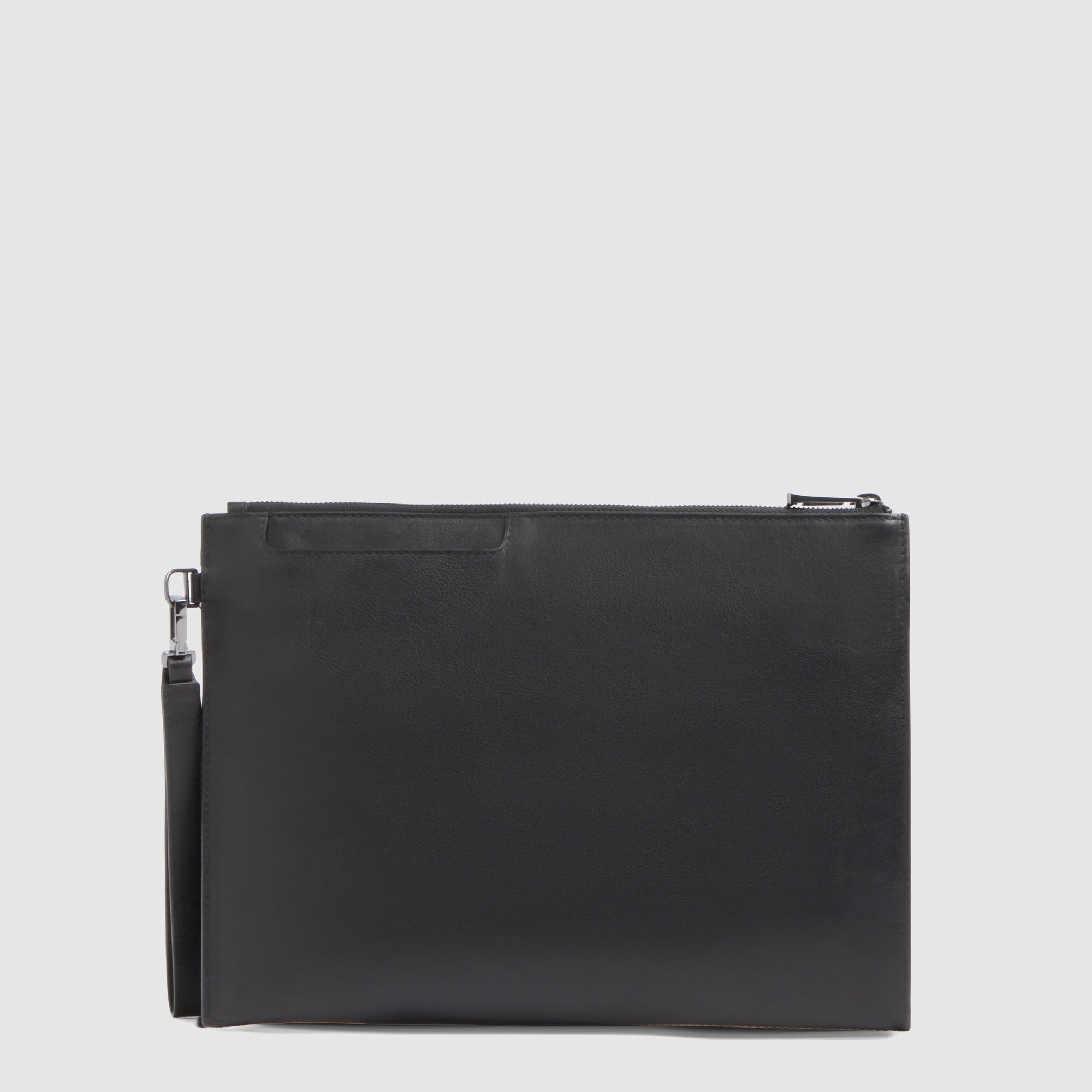 Piquadro Black Square W143 Herren-Pochette Leder Schwarz iPad 11 Zoll