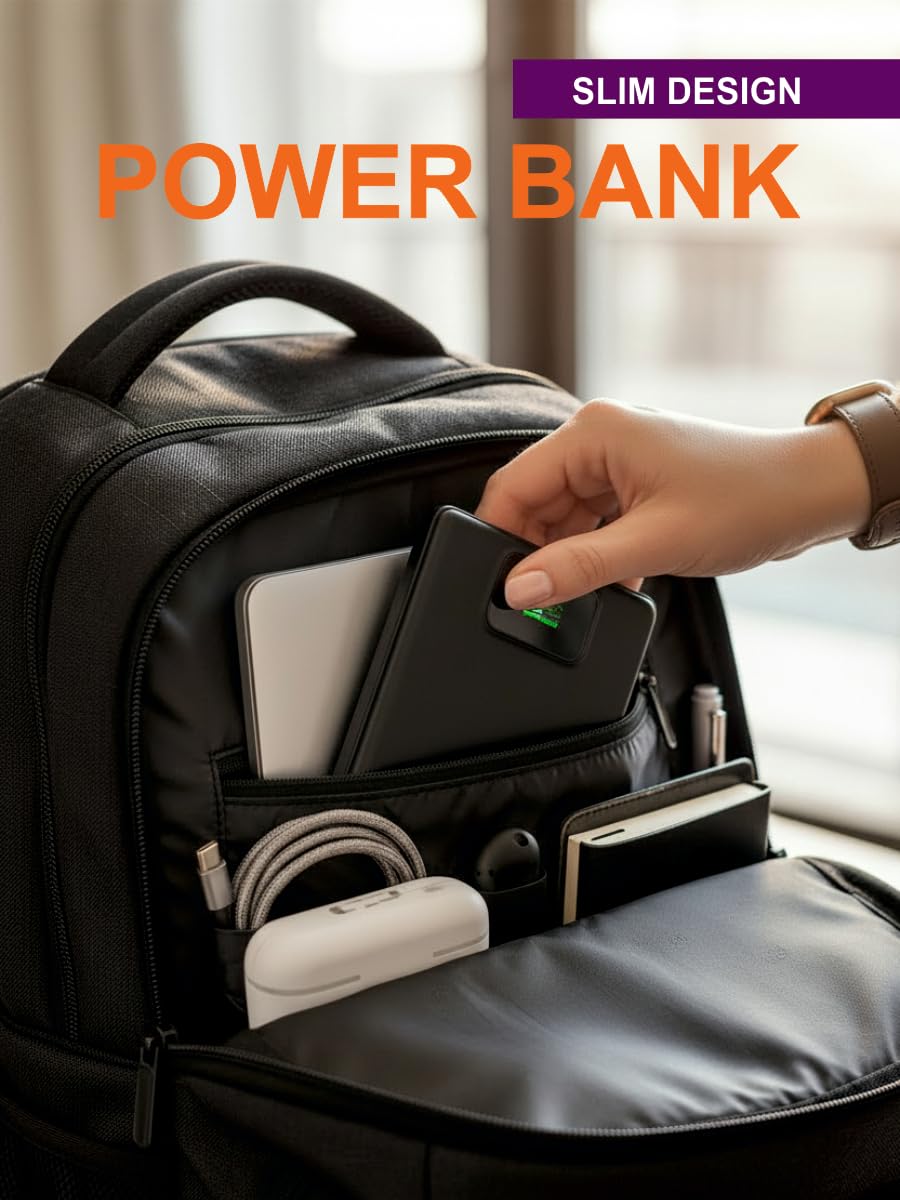 RIVACASE RIVAPOWER VA1090 Powerbank 20000 mAh 100W Schwarz