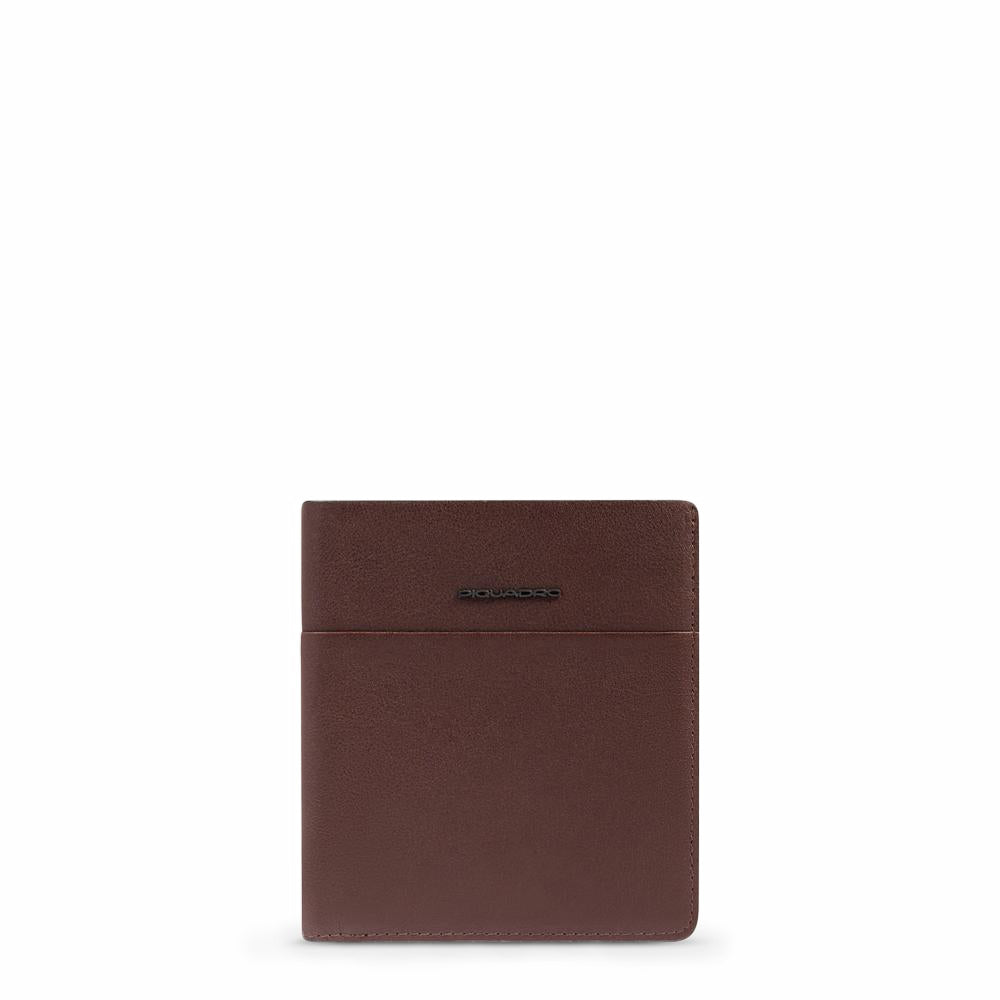 Piquadro Blue Square Reisepasshülle Leder Schwarz RFID