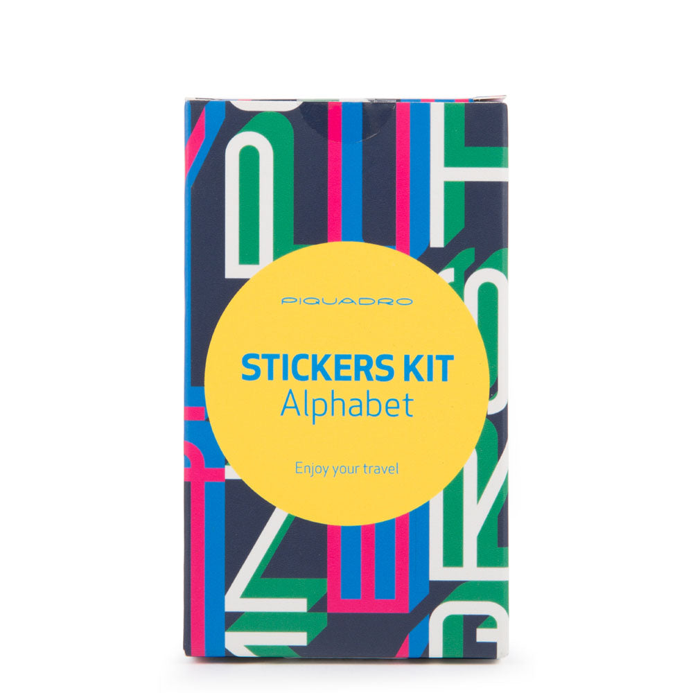 Piquadro PQLM Sticker Set Trolley Deko Alphabet 6 Motive