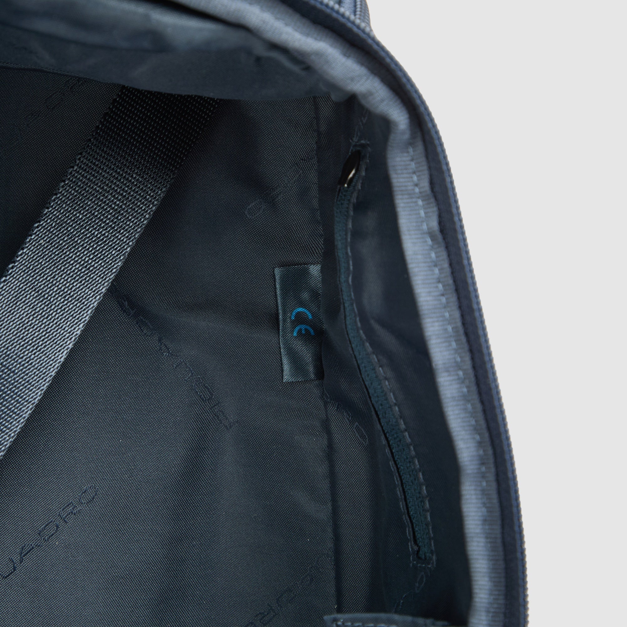 Piquadro Black Square Rucksack Leder 15,6 Zoll Schwarz