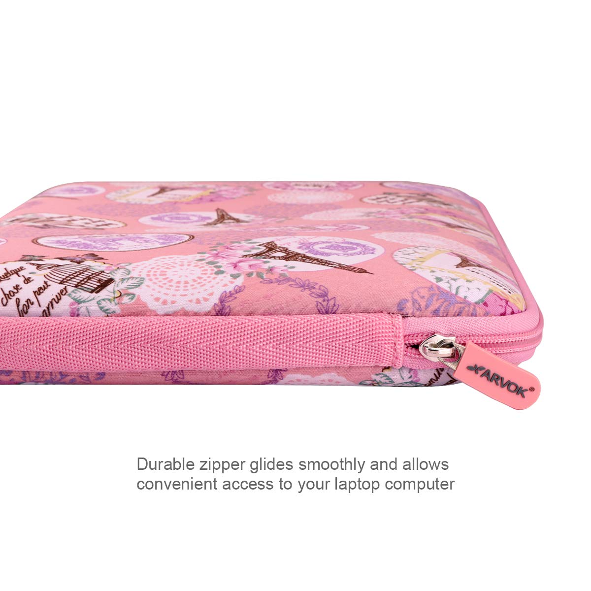 Arvok Basic Laptop Sleeve 13-14 Zoll Rosa Neopren