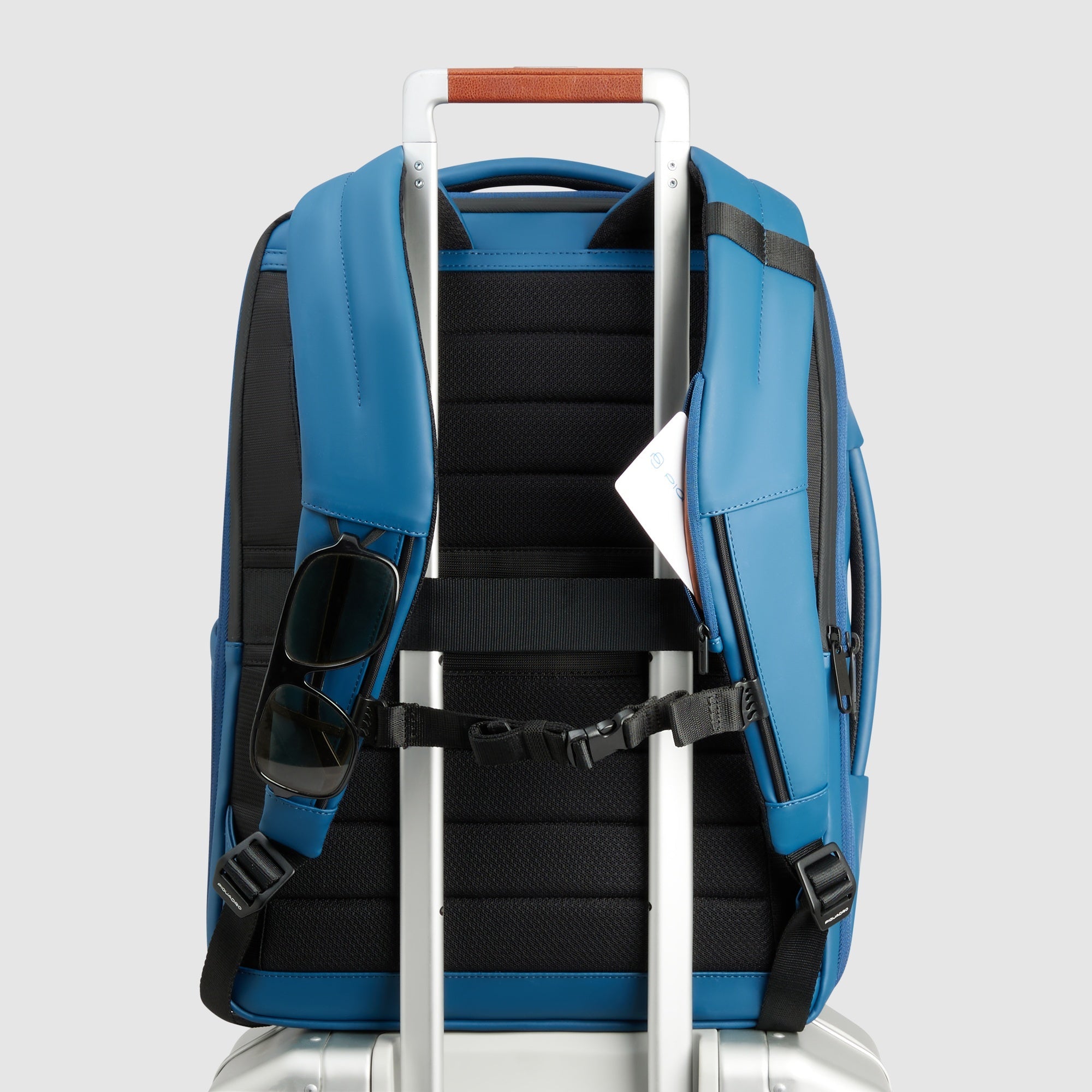 Piquadro Corner 2.0 Rucksack Laptop wasserdicht Schwarz