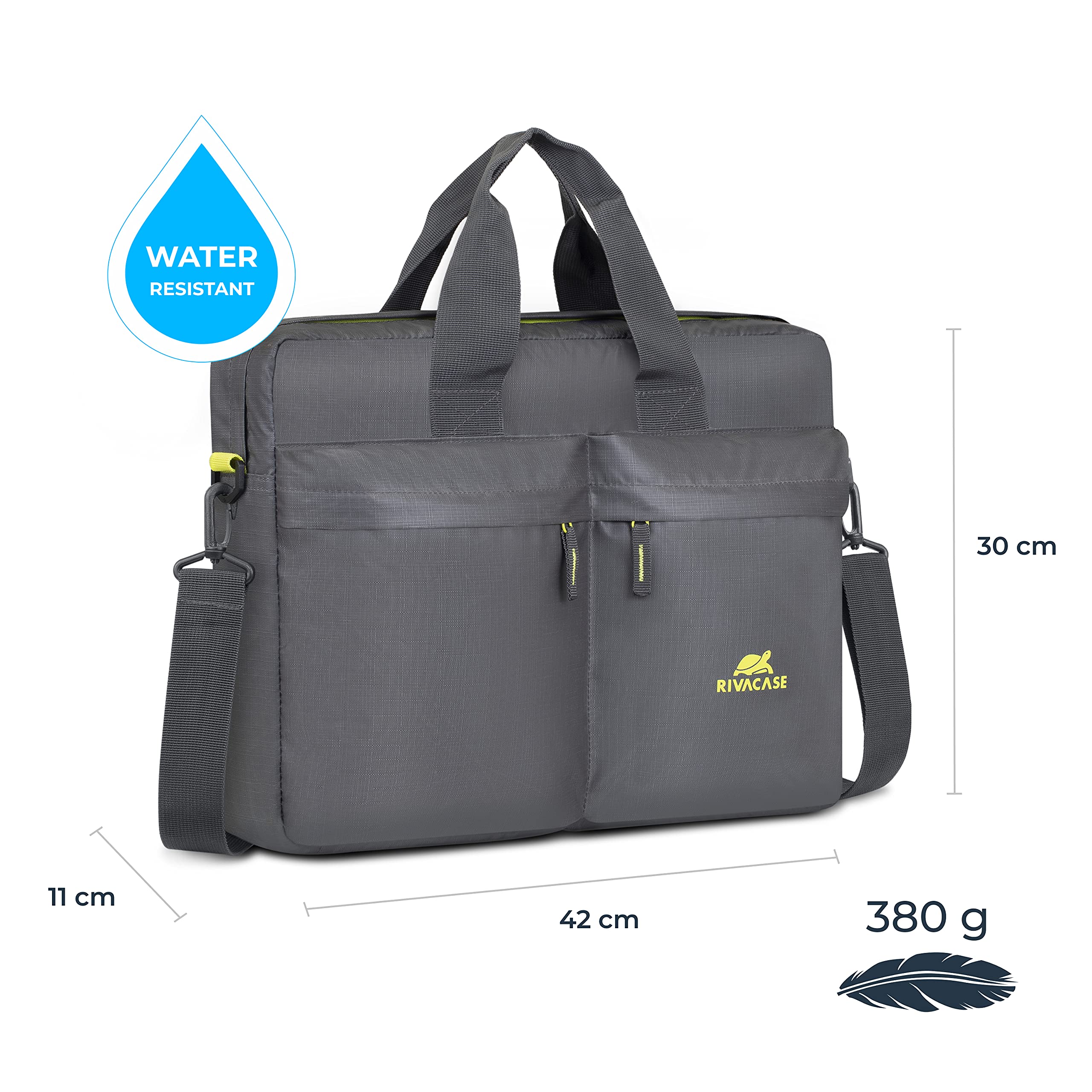 RIVACASE Regent 5532 Laptoptasche 16 Zoll Grau