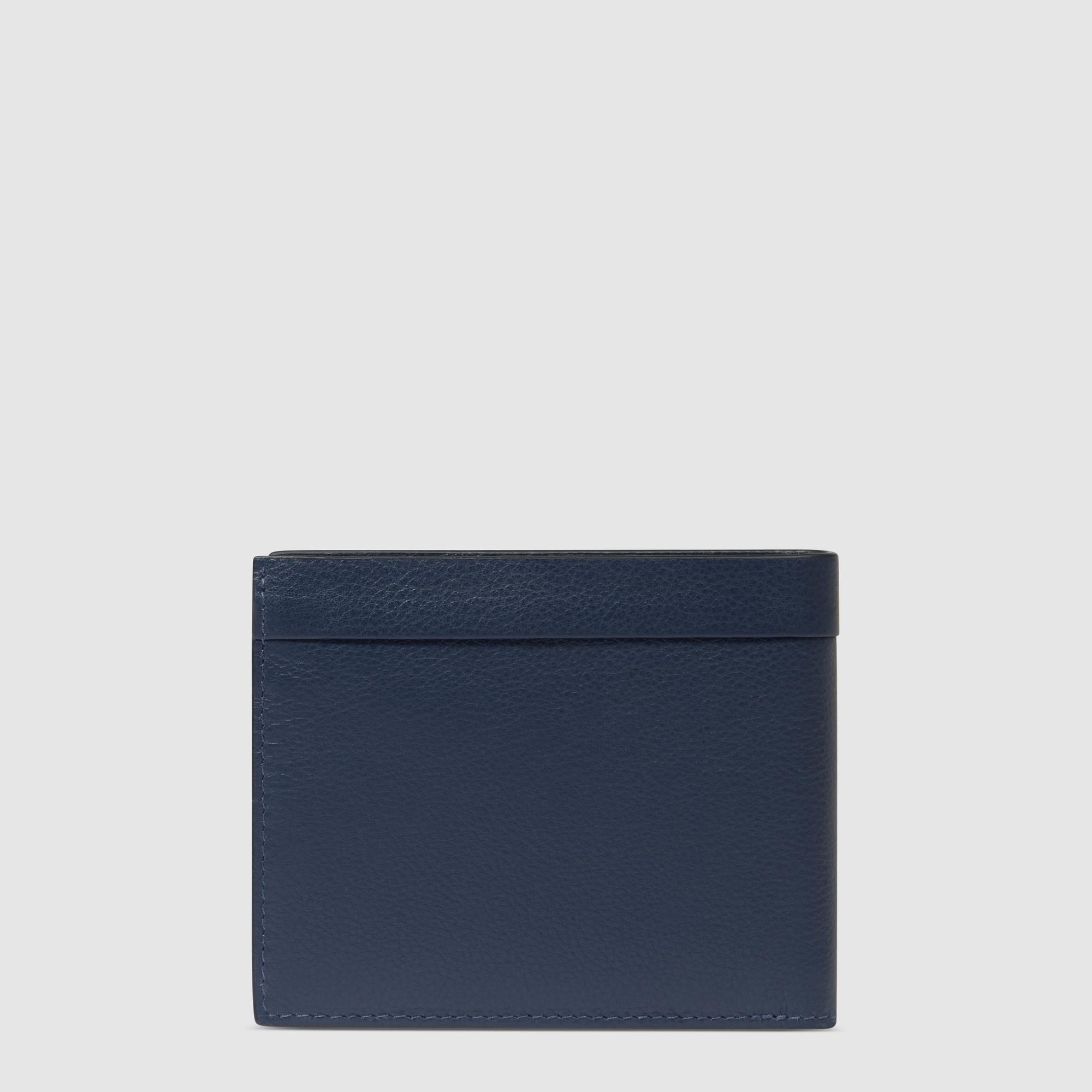 Piquadro Blue Square Geldbörse BLU RFID Münzfach