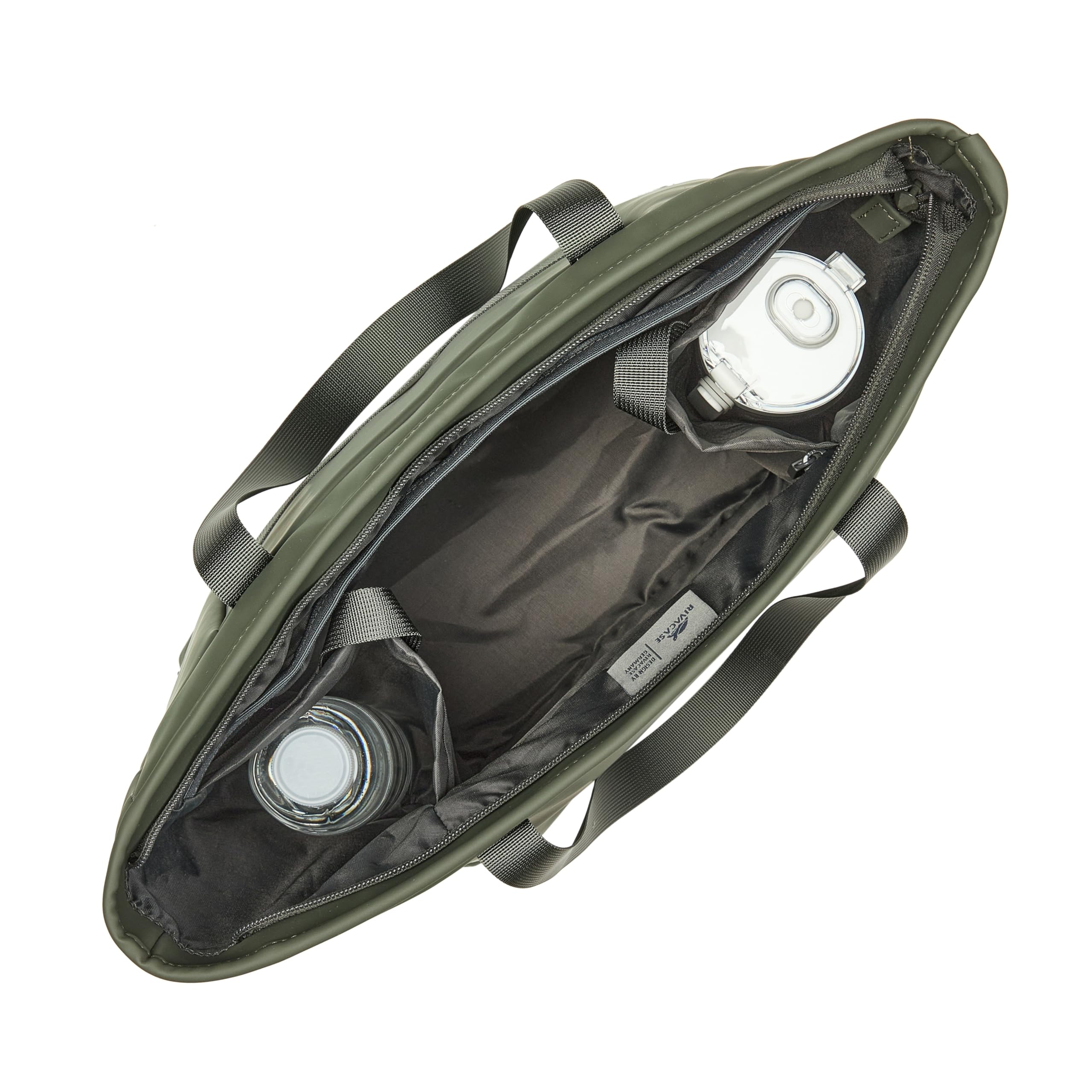 RIVACASE Lantau 7821 Handtasche oliv 14 Zoll wasserabweisend
