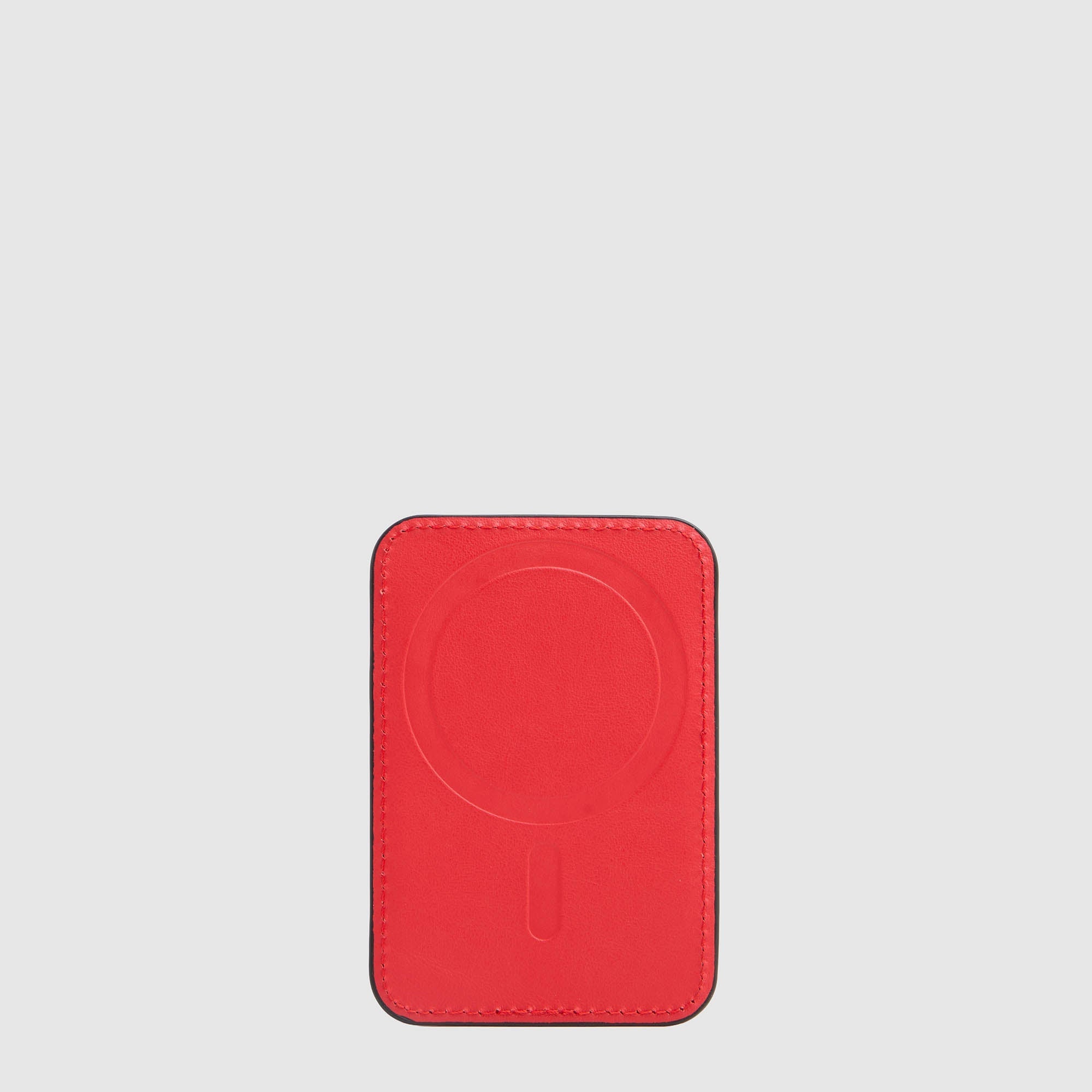 Piquadro BagMotic Kartenetui MagSafe Ring Leder Braun