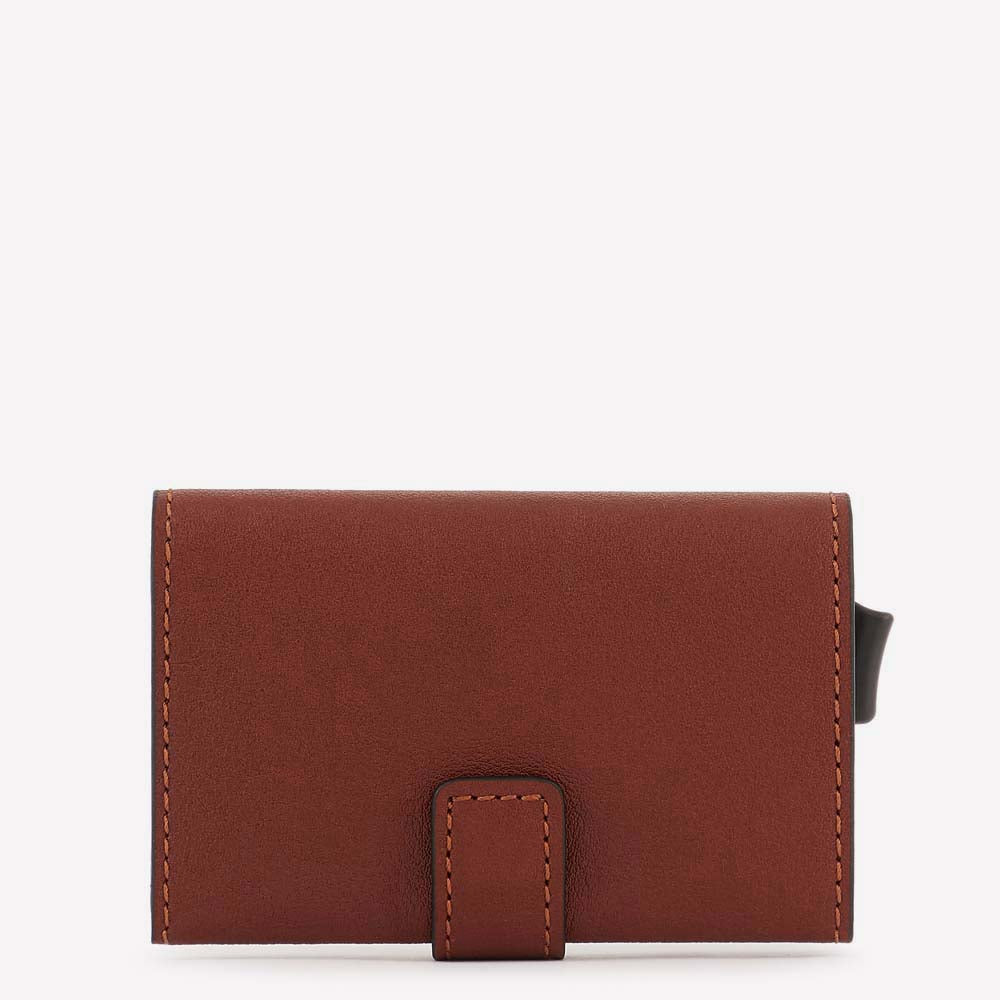 Piquadro Black Square Kartenetui Schwarz Automatik RFID