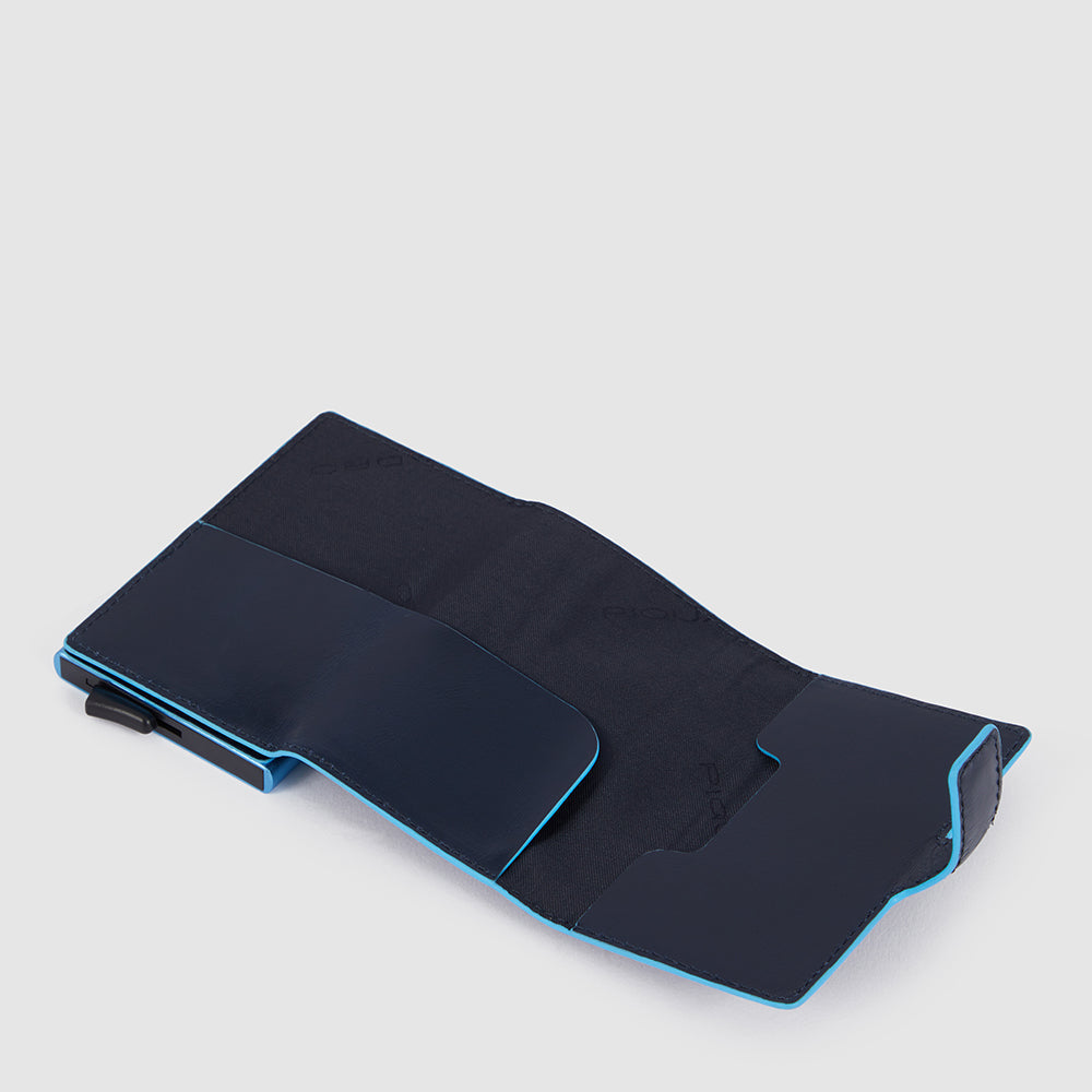Piquadro Black Square Kartenetui Herren Metall RFID