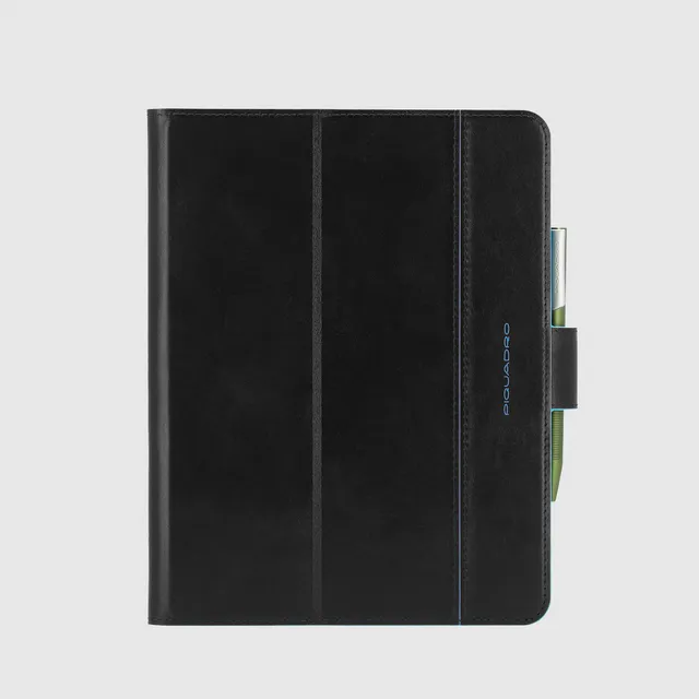 Piquadro Connequ iPad-Hülle Air 11 Zoll Schwarz Aufsteller