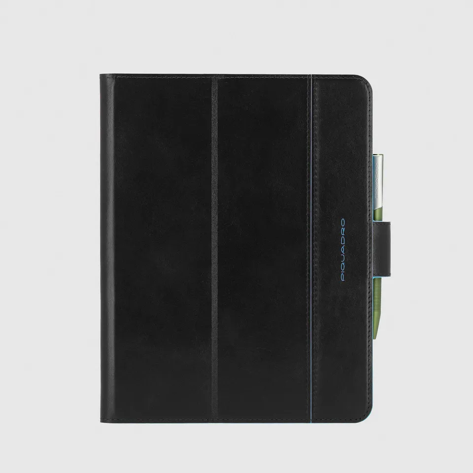 Piquadro Connequ iPad-Hülle Air 11 Zoll Schwarz Aufsteller