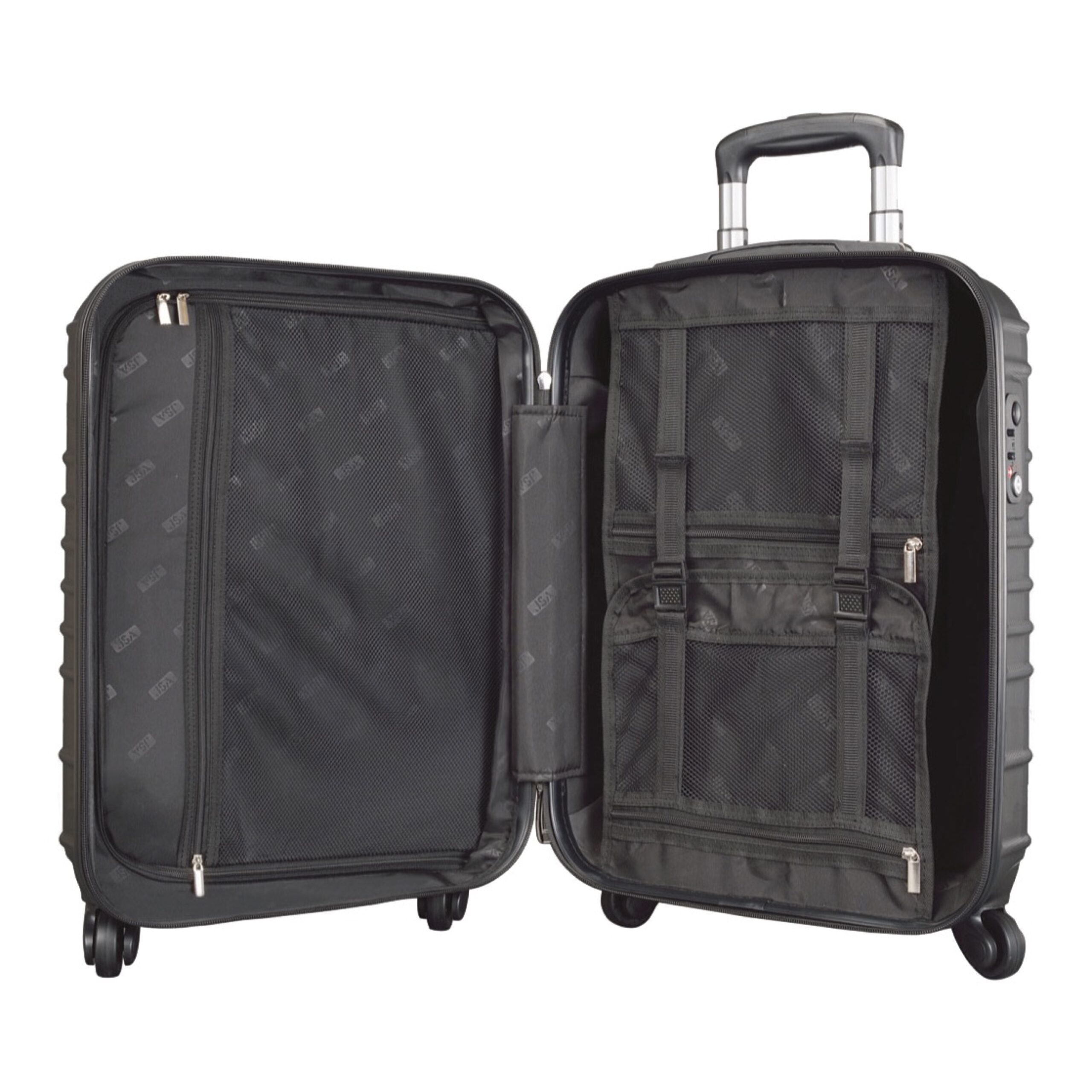 Lightpak Business Trolleys Reisetrolley S Trolley Schwarz matt TSA