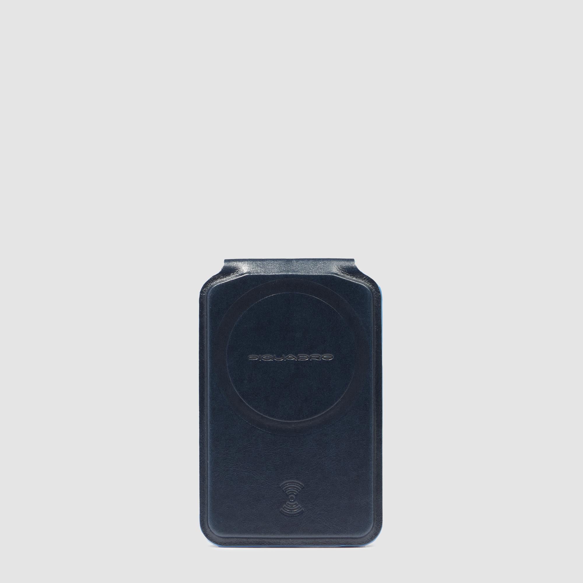 Piquadro Connequ Wallet MagSafe Tracker Schwarz