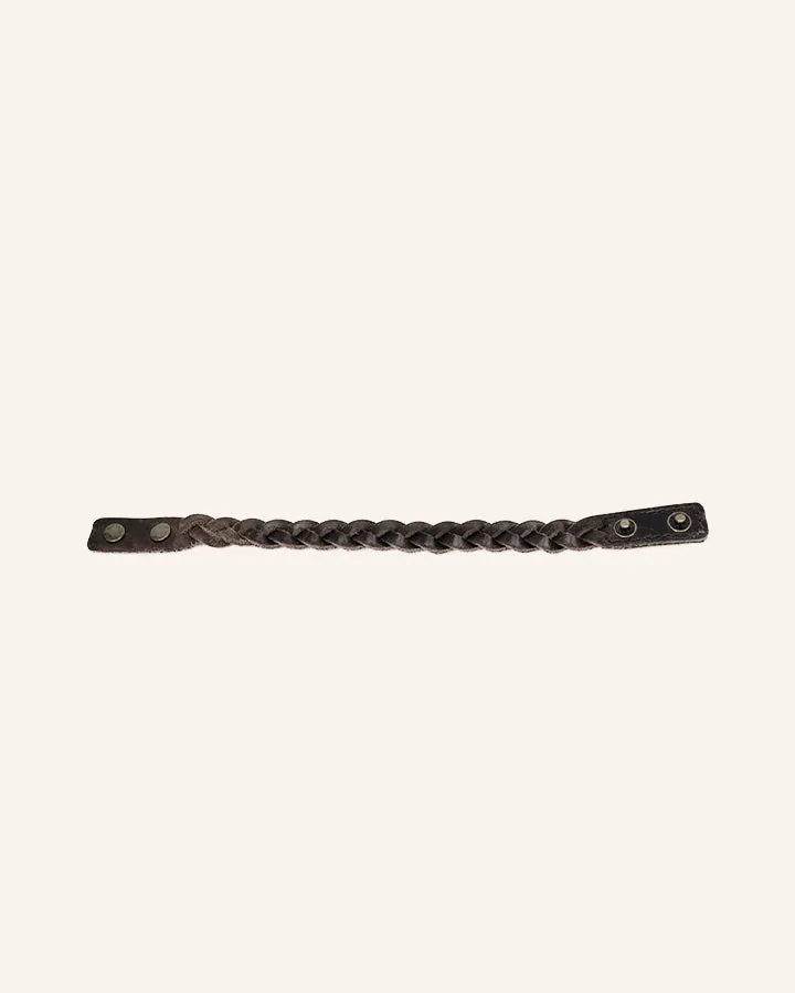 Buckle & Seam Rawi Lederarmband Crazy Horse Leder Größe L