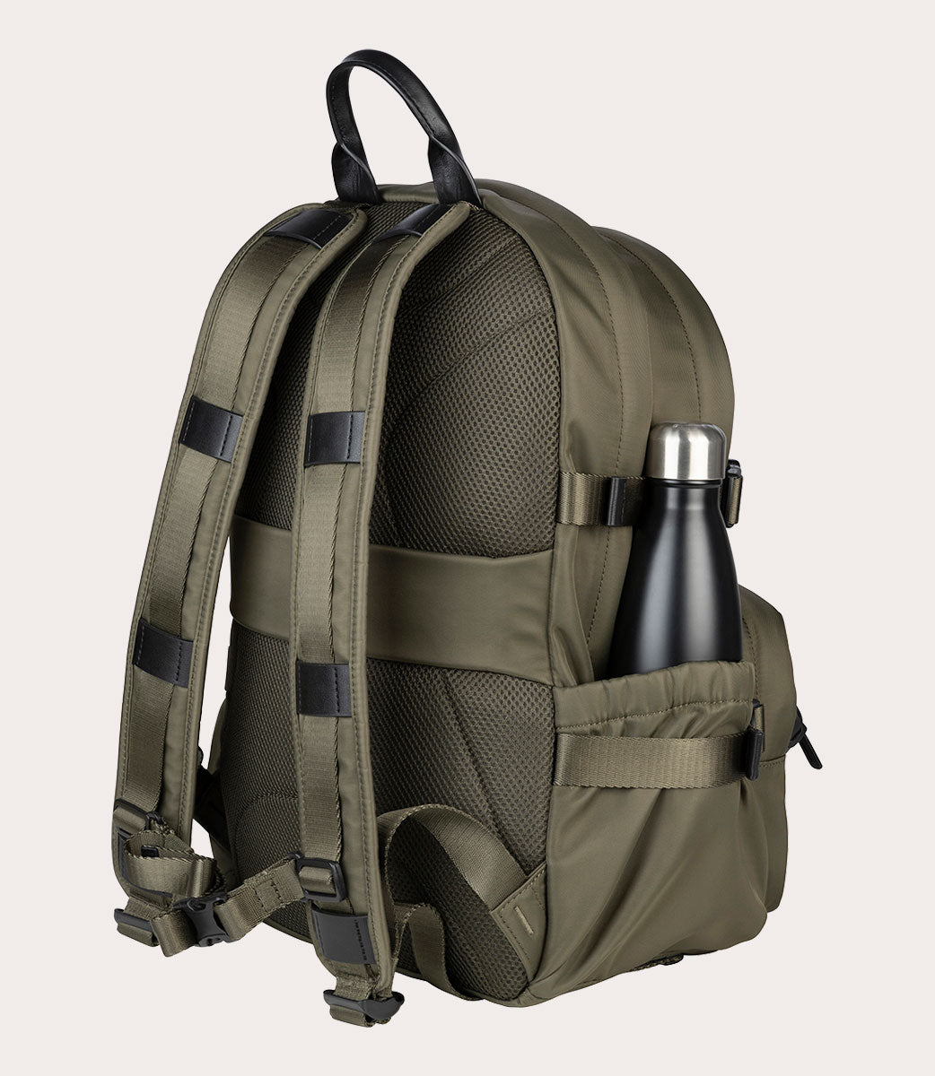 Tucano Desert Premium 15,6 Zoll Rucksack Grün Leder