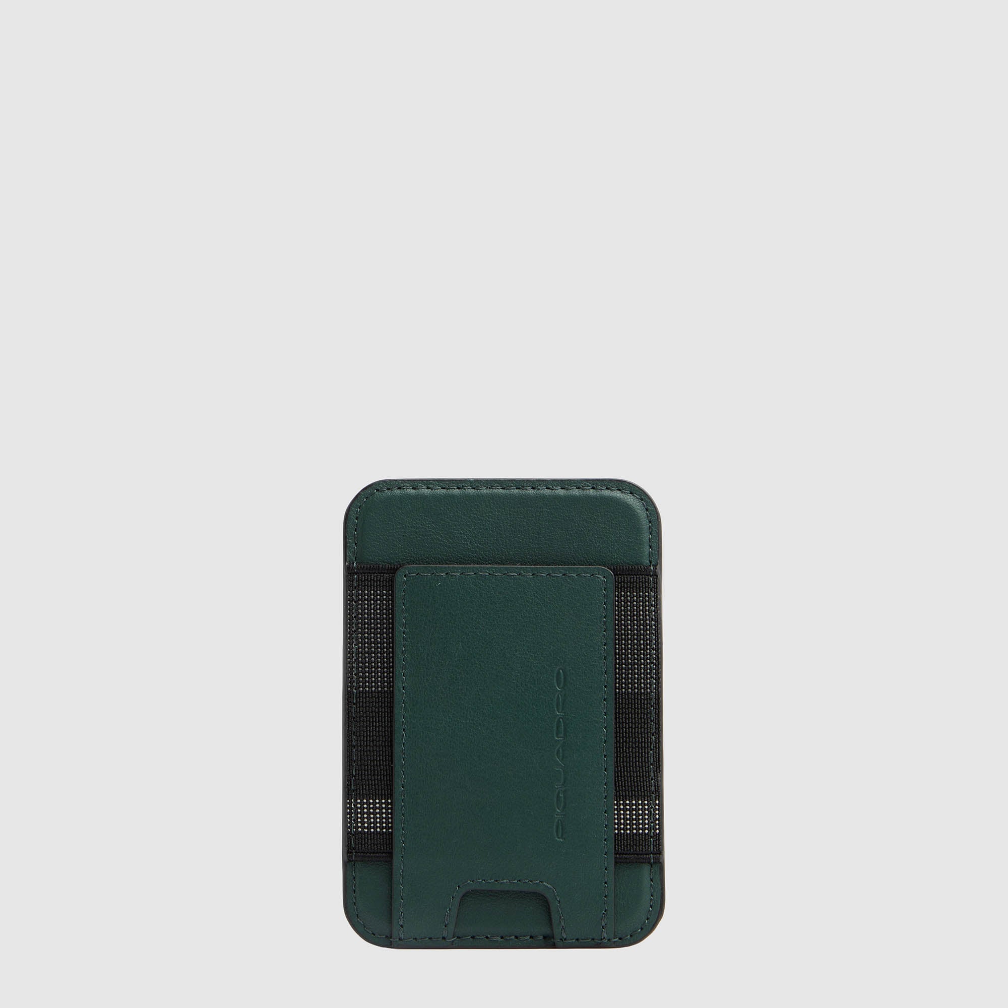 Piquadro BagMotic Kartenetui MagSafe Leder Blau